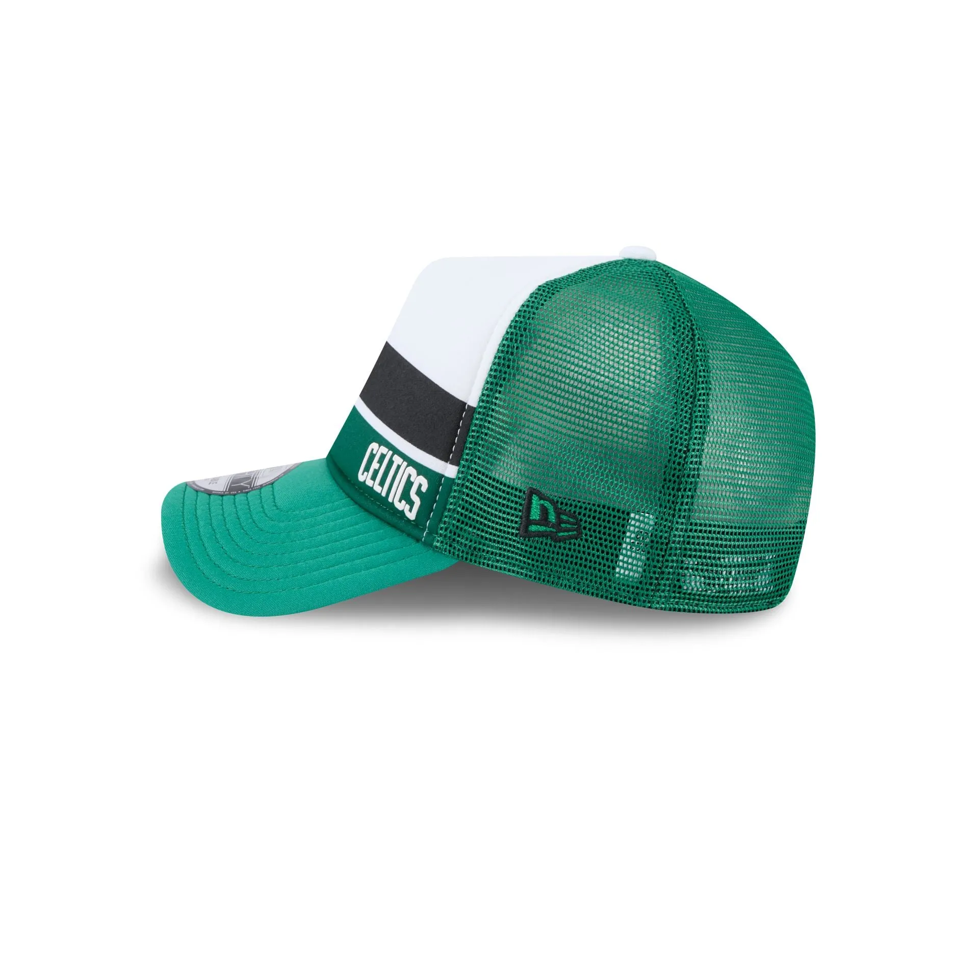 Boston Celtics Color Block 9FORTY A-Frame Trucker Snapback Hat sold by New Era product image thumbnail 4