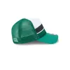 Boston Celtics Color Block 9FORTY A-Frame Trucker Snapback Hat sold by New Era