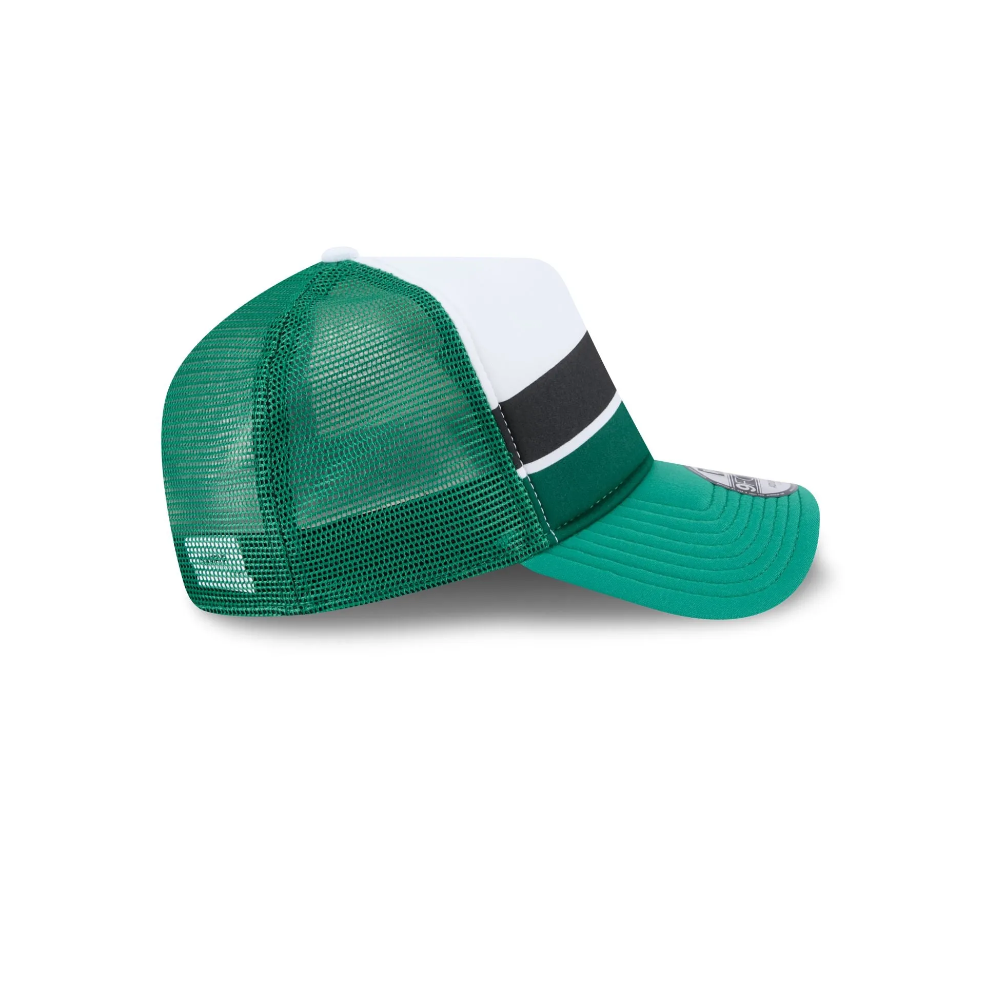Boston Celtics Color Block 9FORTY A-Frame Trucker Snapback Hat sold by New Era product image thumbnail 5