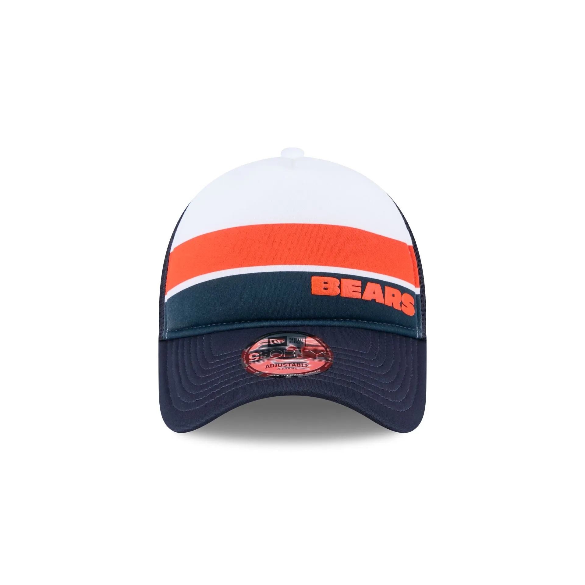 Chicago Bears Color Block 9FORTY A-Frame Trucker Snapback Hat sold by New Era product image thumbnail 2