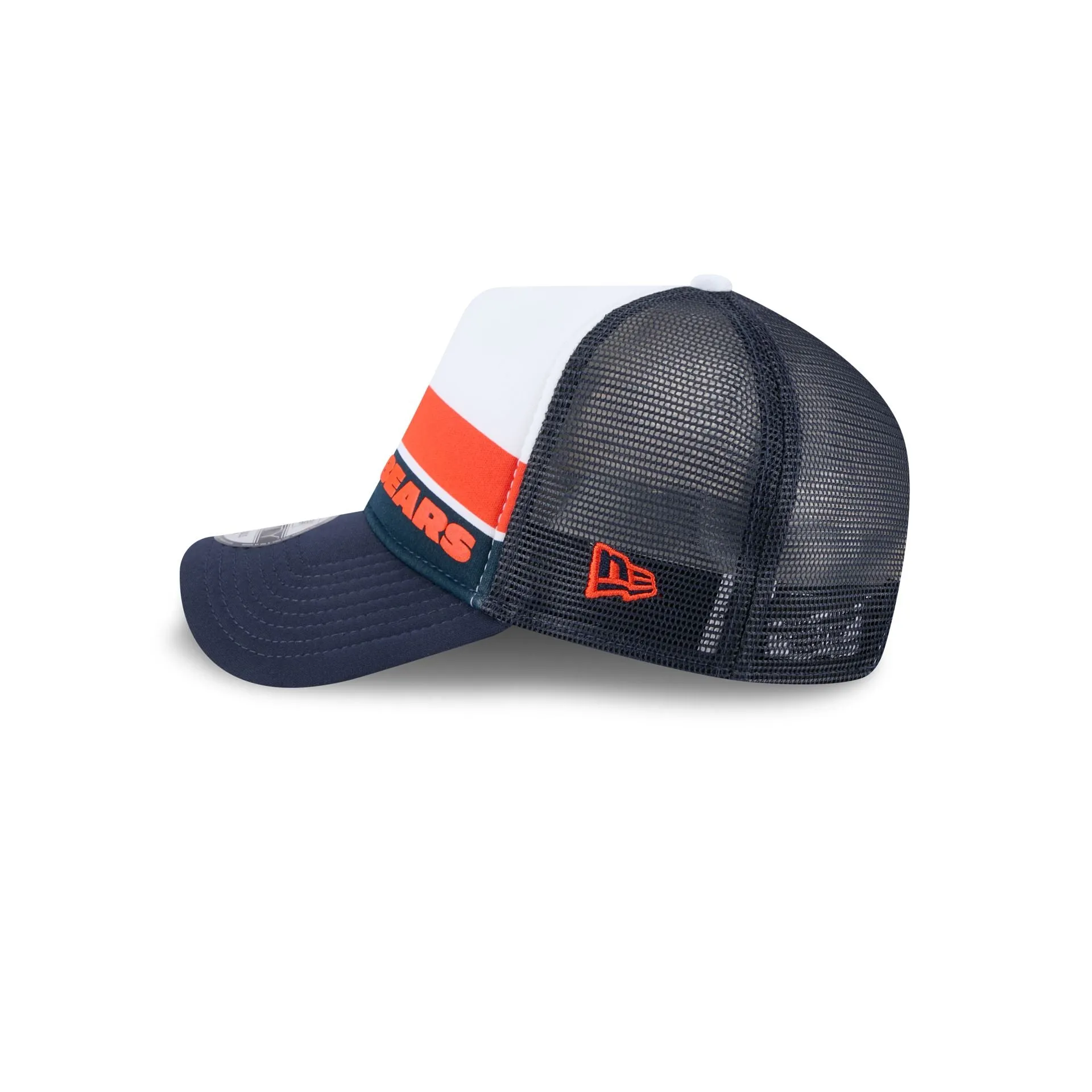 Chicago Bears Color Block 9FORTY A-Frame Trucker Snapback Hat sold by New Era product image thumbnail 4