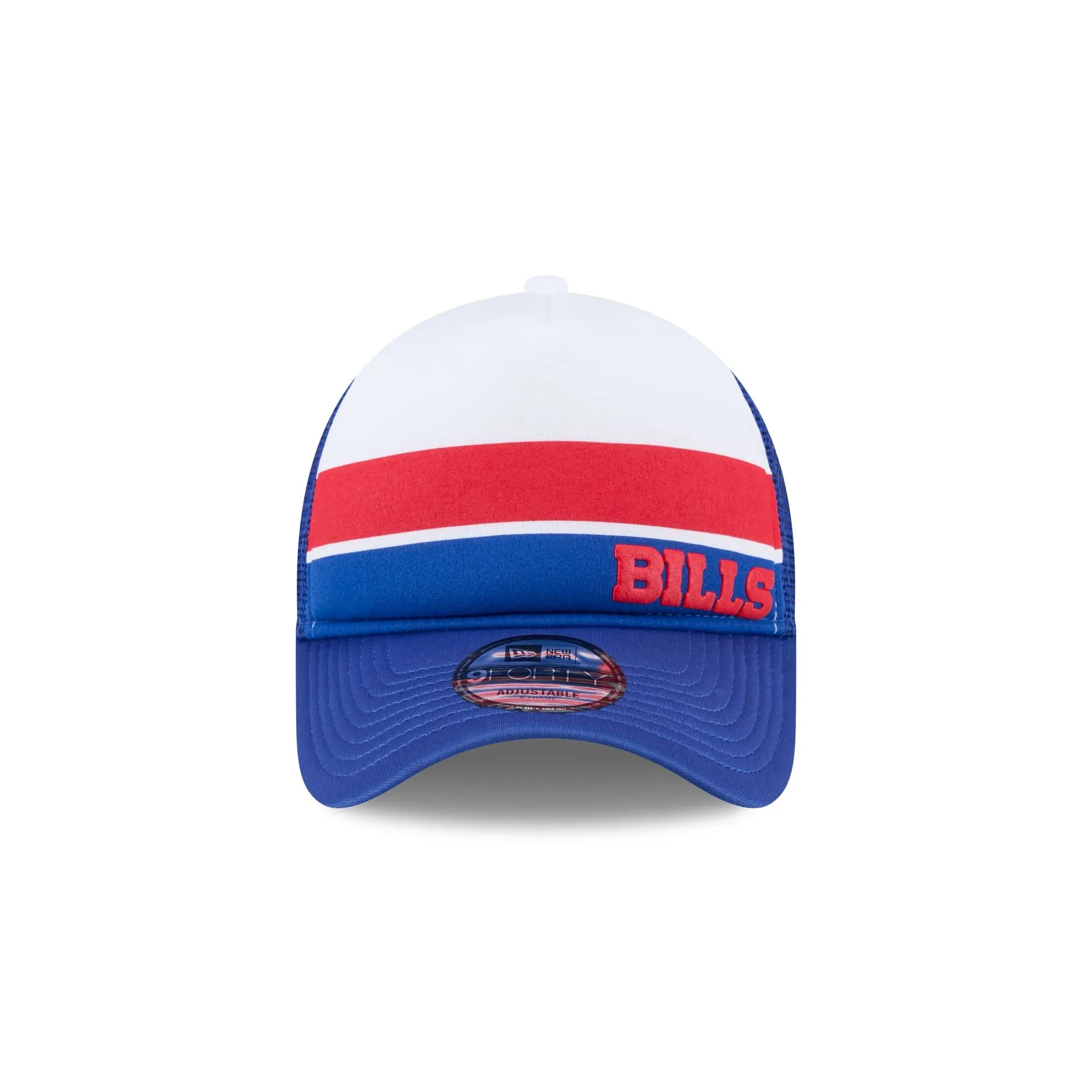 Buffalo Bills Color Block 9FORTY A-Frame Trucker Snapback Hat sold by New Era product image thumbnail 2