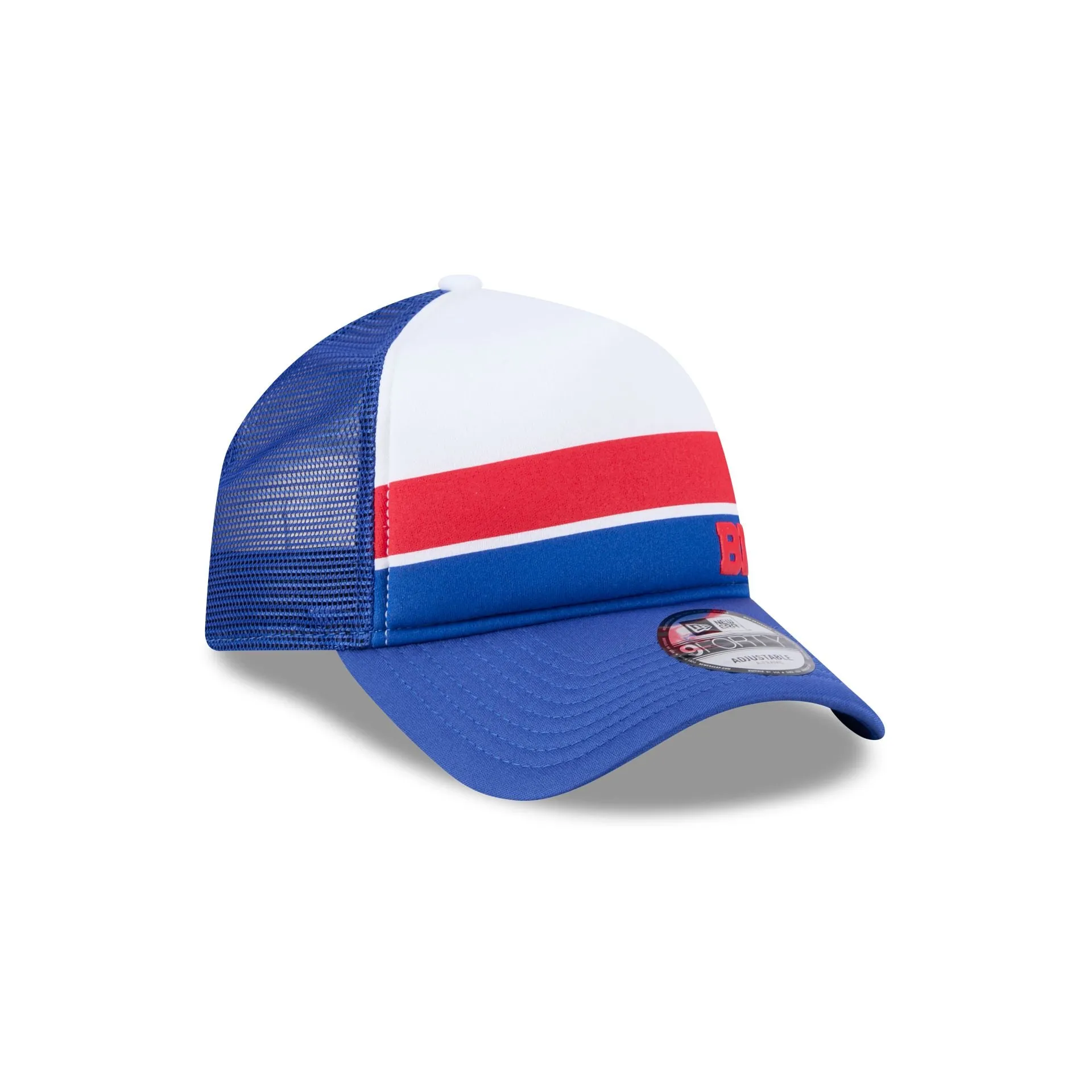 Buffalo Bills Color Block 9FORTY A-Frame Trucker Snapback Hat sold by New Era product image thumbnail 3