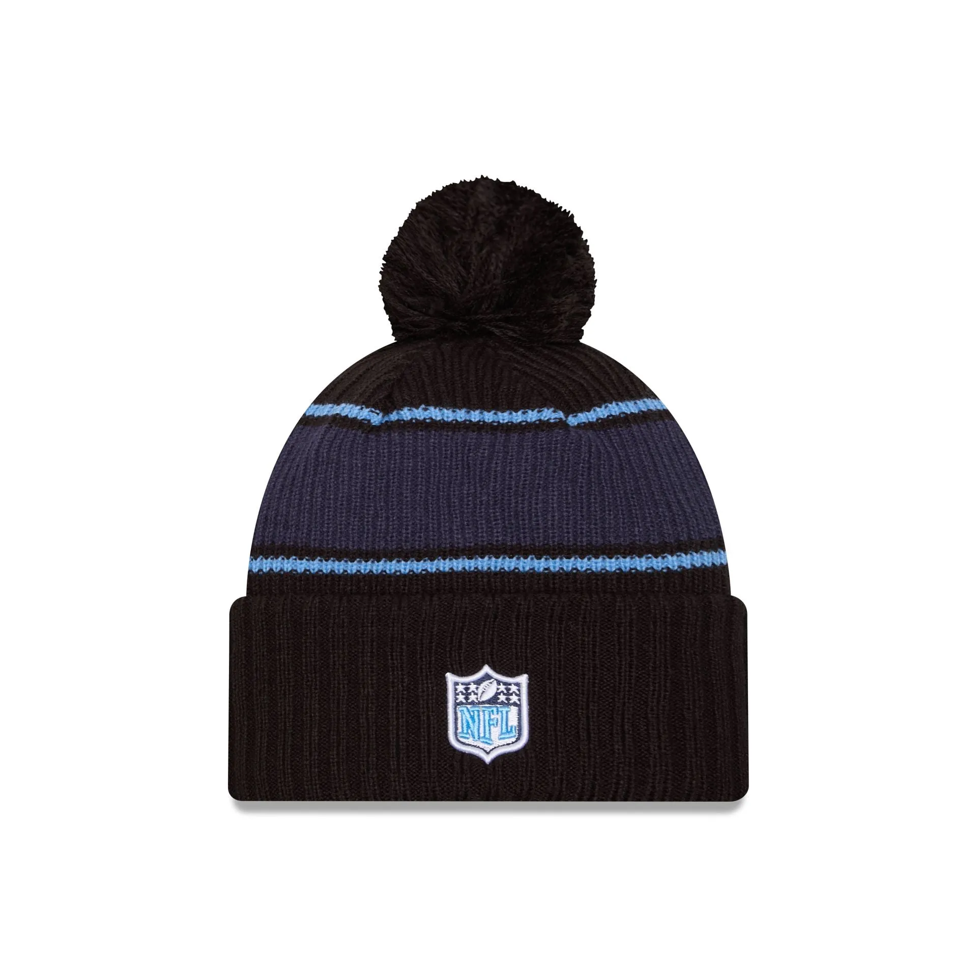 Tennessee Titans 2024 Cold Weather Black Pom Knit Hat sold by New Era product image thumbnail 2