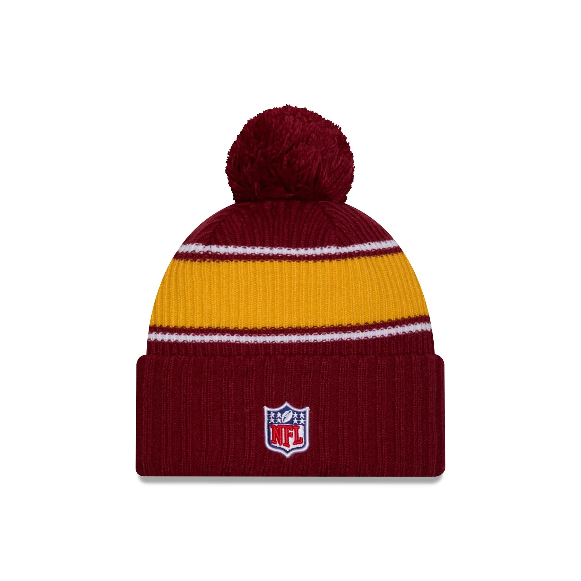 Washington Commanders 2024 Cold Weather Sport Pom Knit Hat sold by New Era product image thumbnail 2