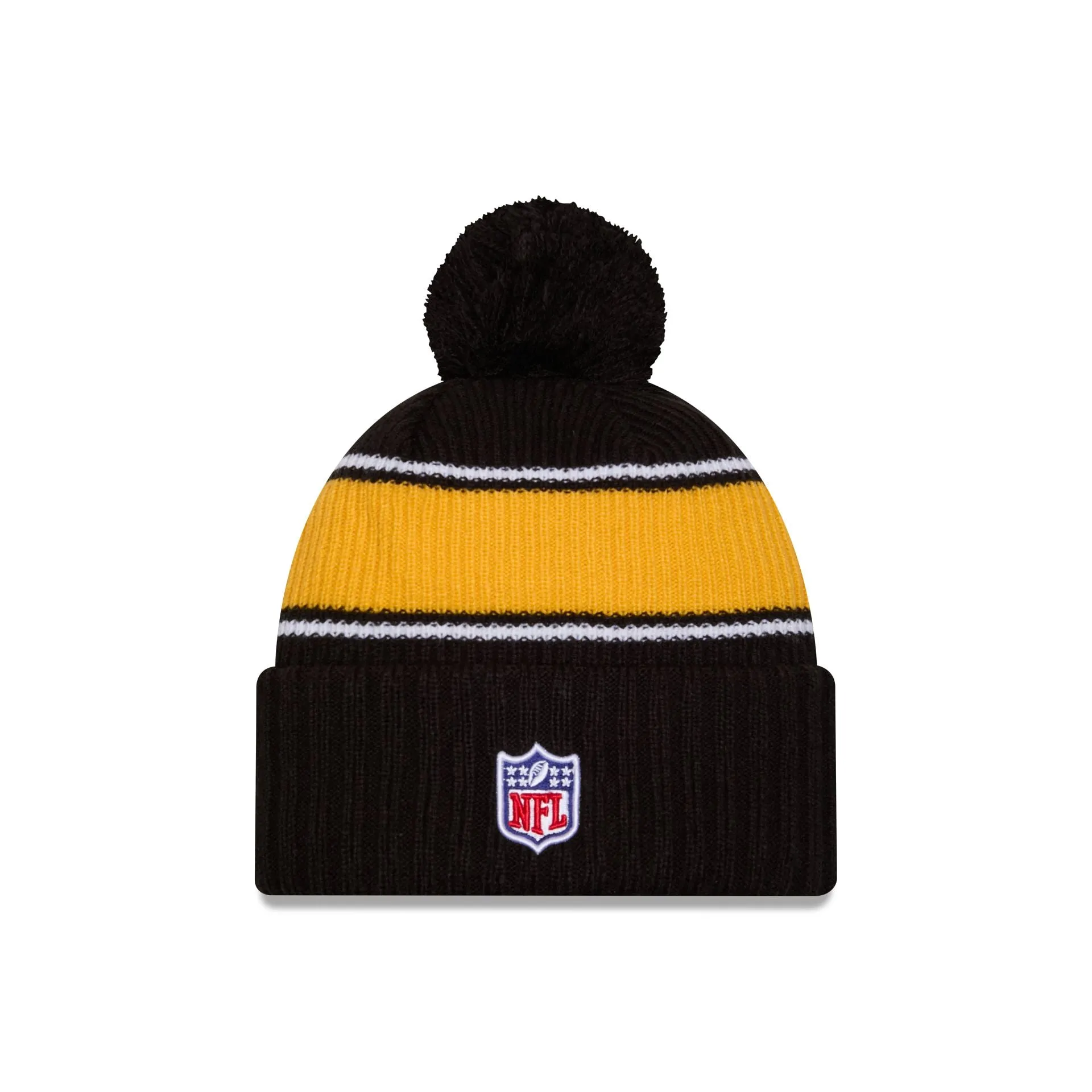 Pittsburgh Steelers 2024 Cold Weather Sport Pom Knit Hat sold by New Era product image thumbnail 2