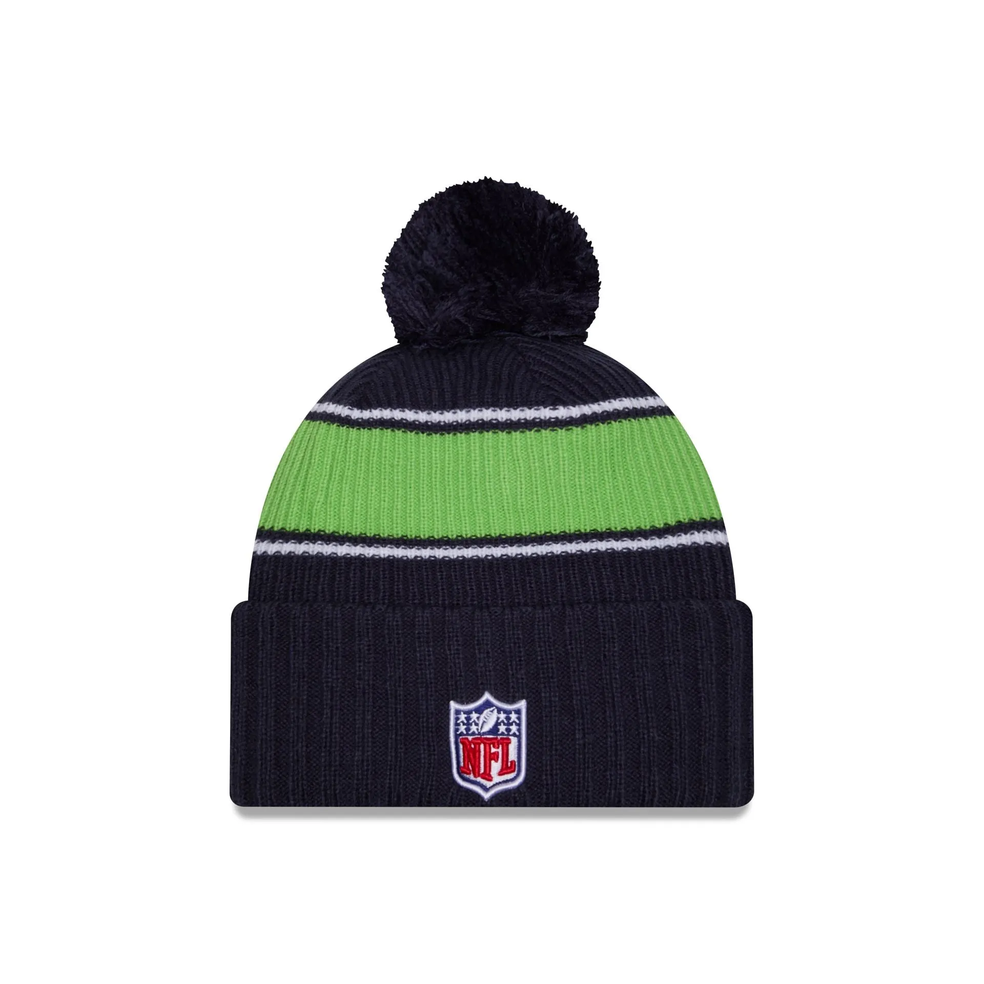Seattle Seahawks 2024 Cold Weather Sport Pom Knit Hat sold by New Era product image thumbnail 2