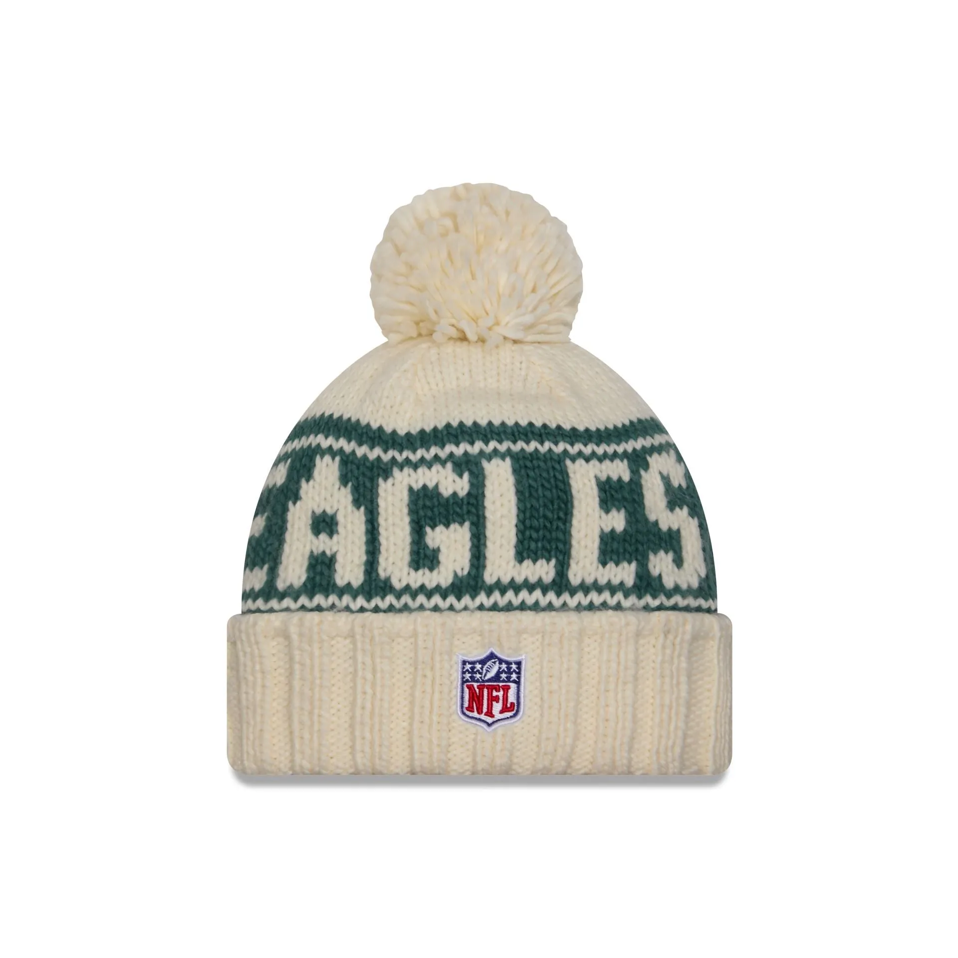 Philadelphia Eagles 2024 Cold Weather Chrome Pom Knit Hat sold by New Era product image thumbnail 2