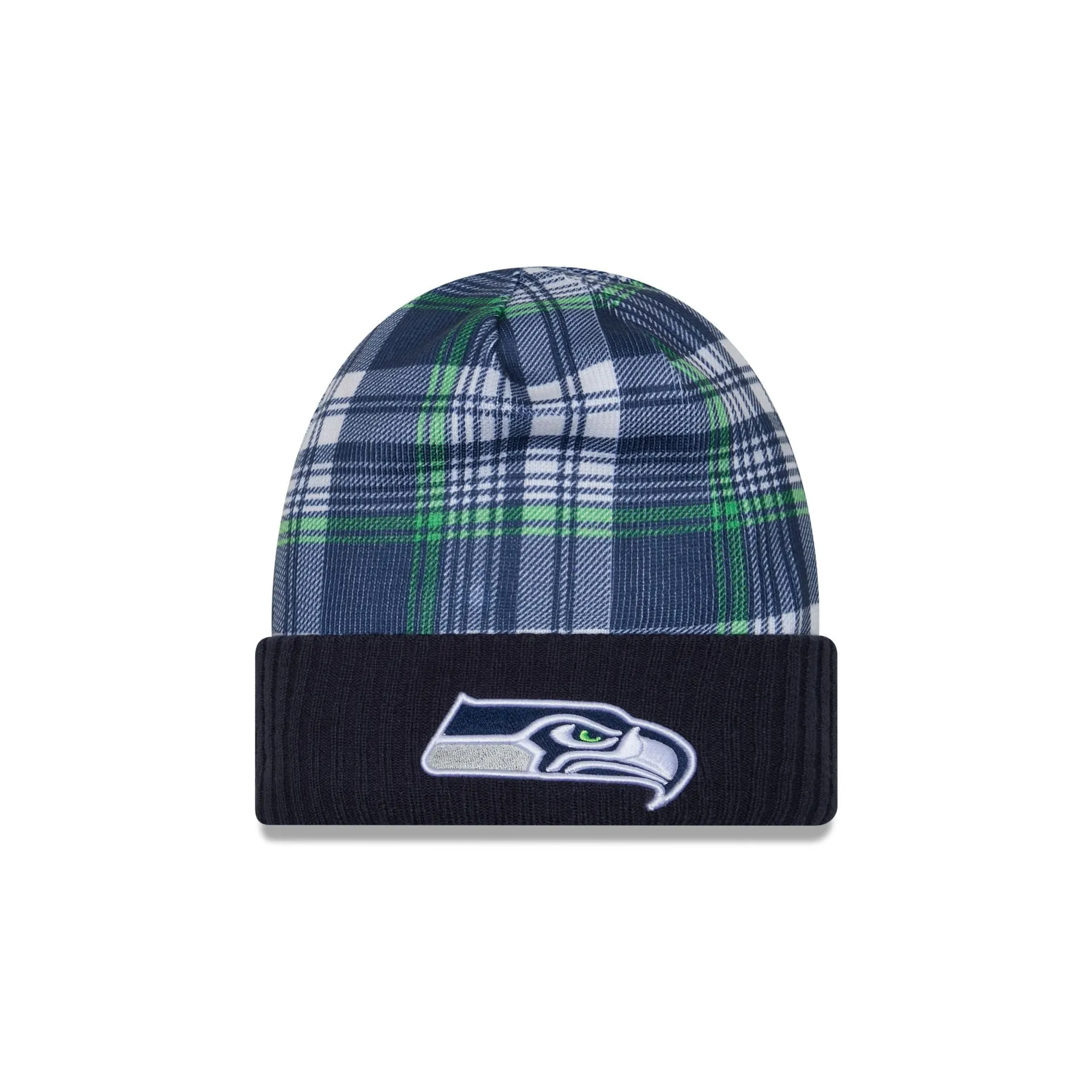 Seattle Seahawks 2024 Cold Weather Statement Knit Beanie sold by New Era