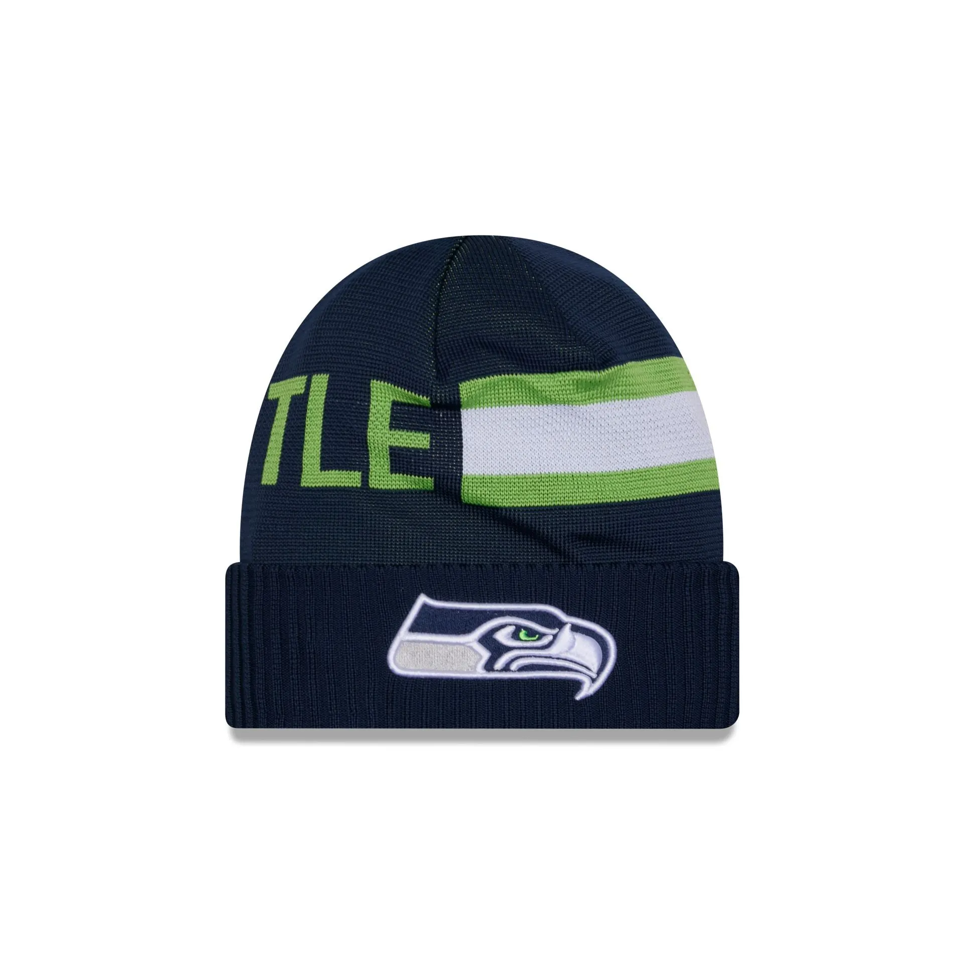 Seattle Seahawks 2024 Cold Weather Tech Knit Beanie sold by New Era