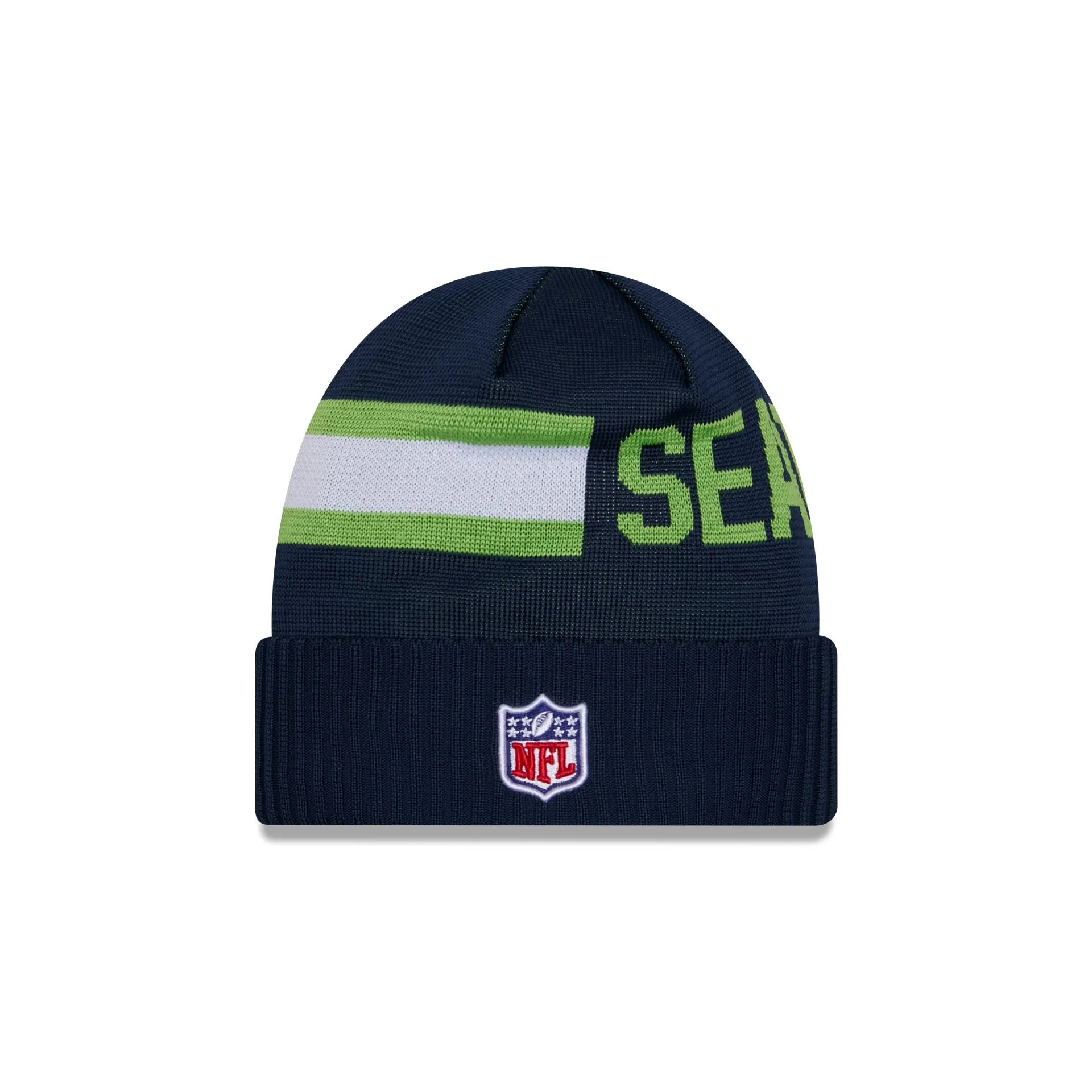 Seattle Seahawks 2024 Cold Weather Tech Knit Beanie sold by New Era product image thumbnail 2