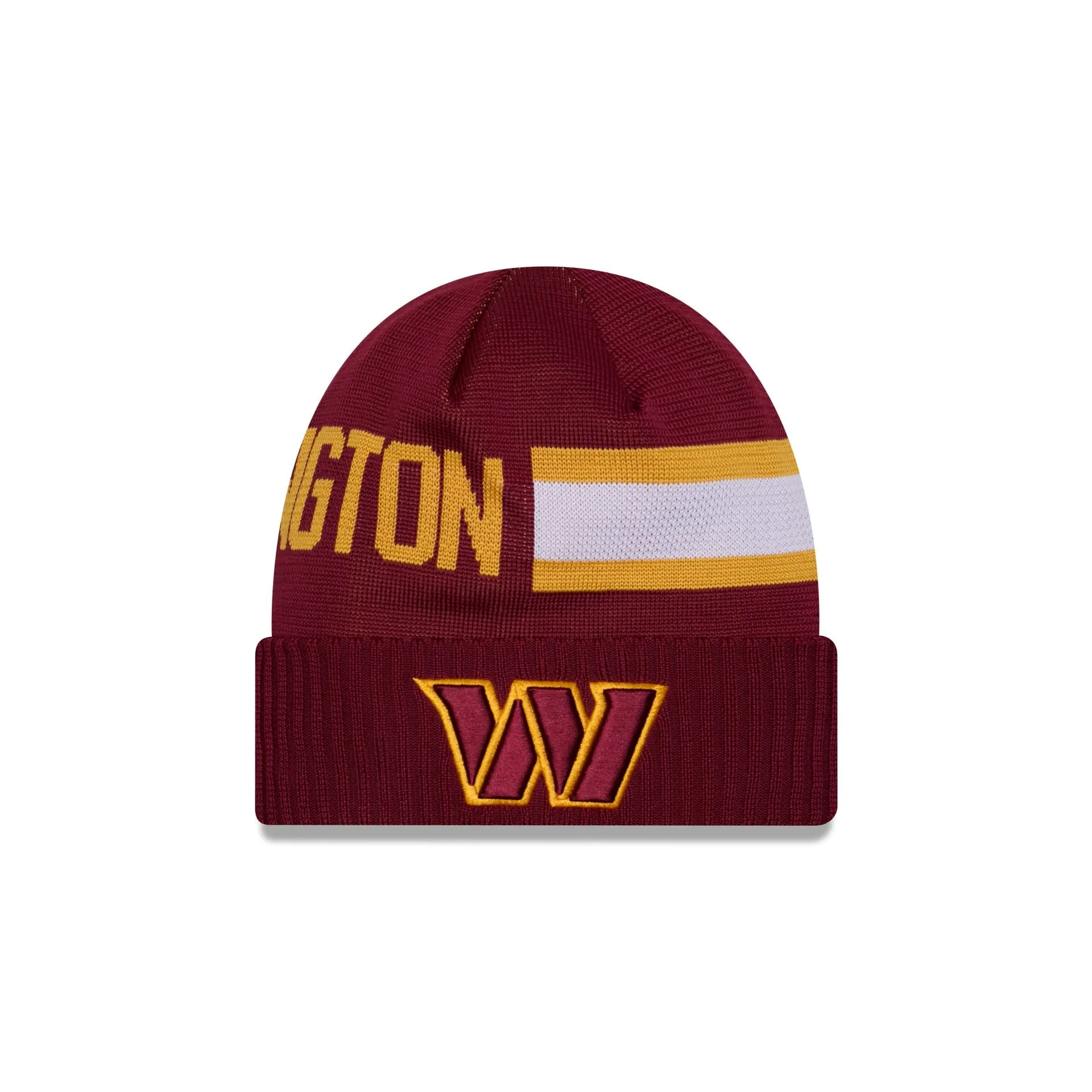 Washington Commanders 2024 Cold Weather Tech Knit Beanie sold by New Era