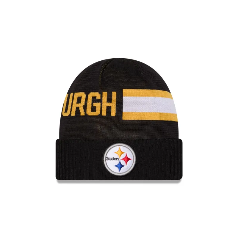 Pittsburgh Steelers 2024 Cold Weather Tech Knit Beanie sold by New Era