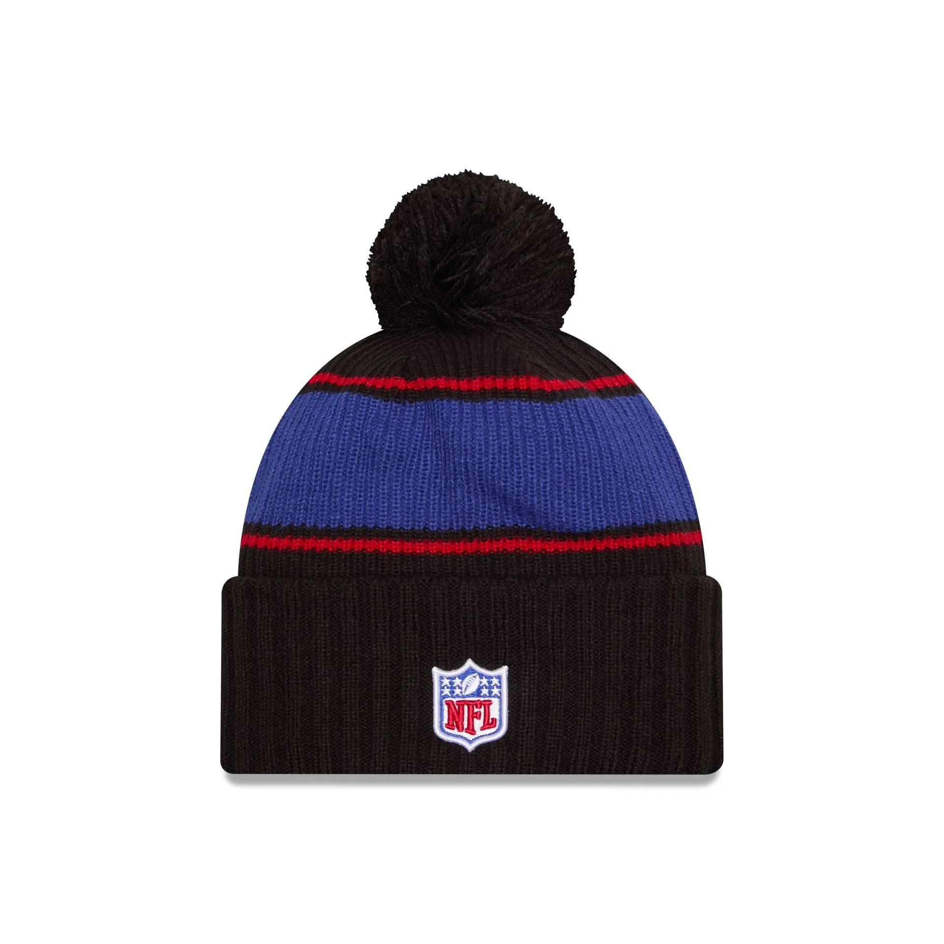 New York Giants 2024 Cold Weather Black Pom Knit Hat sold by New Era product image thumbnail 2