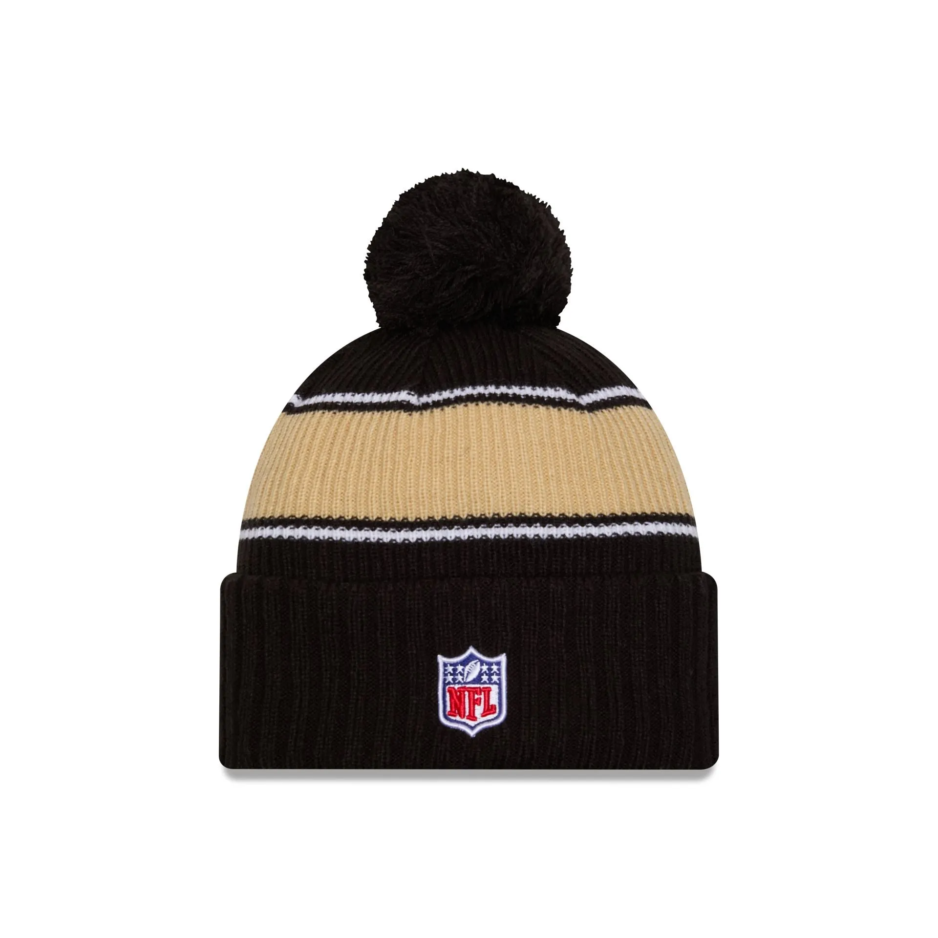 New Orleans Saints 2024 Cold Weather Sport Pom Knit Hat sold by New Era product image thumbnail 2