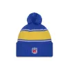 Los Angeles Rams 2024 Cold Weather Sport Pom Knit Hat sold by New Era