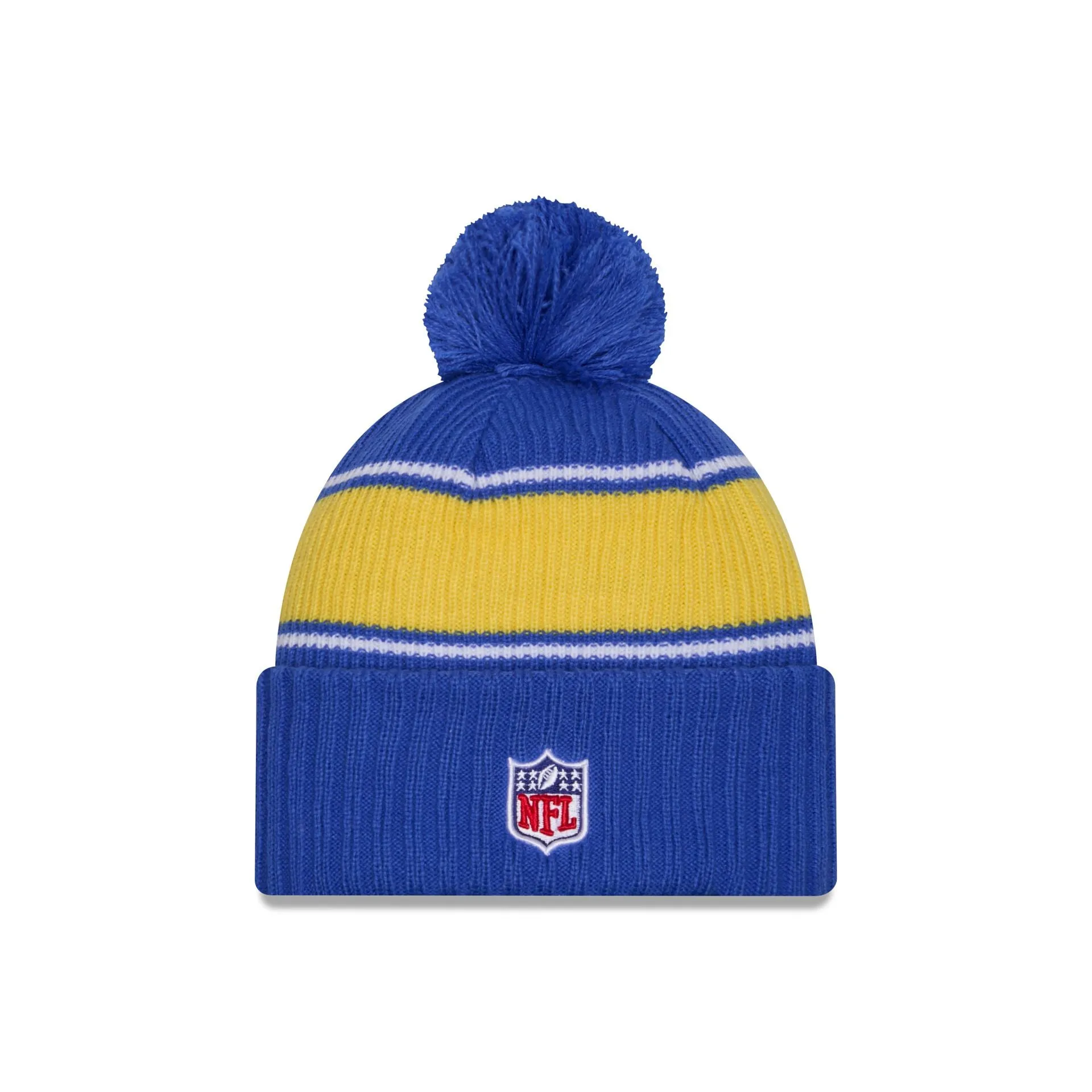 Los Angeles Rams 2024 Cold Weather Sport Pom Knit Hat sold by New Era product image thumbnail 2