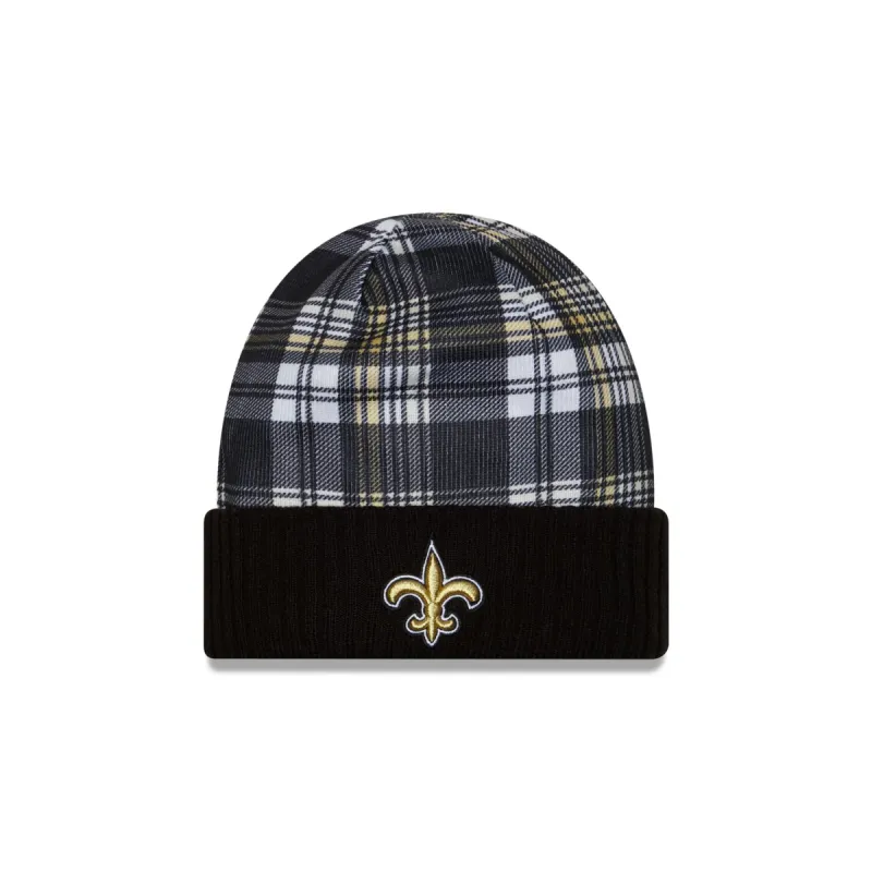 New Orleans Saints 2024 Cold Weather Statement Knit Beanie sold by New Era