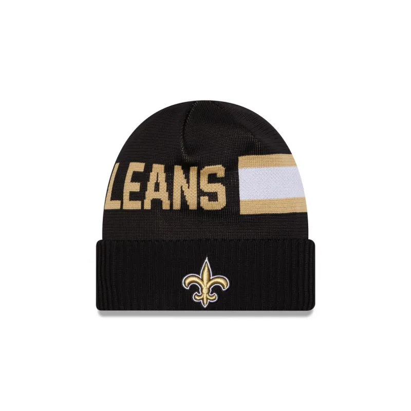 New Orleans Saints 2024 Cold Weather Tech Knit Beanie sold by New Era