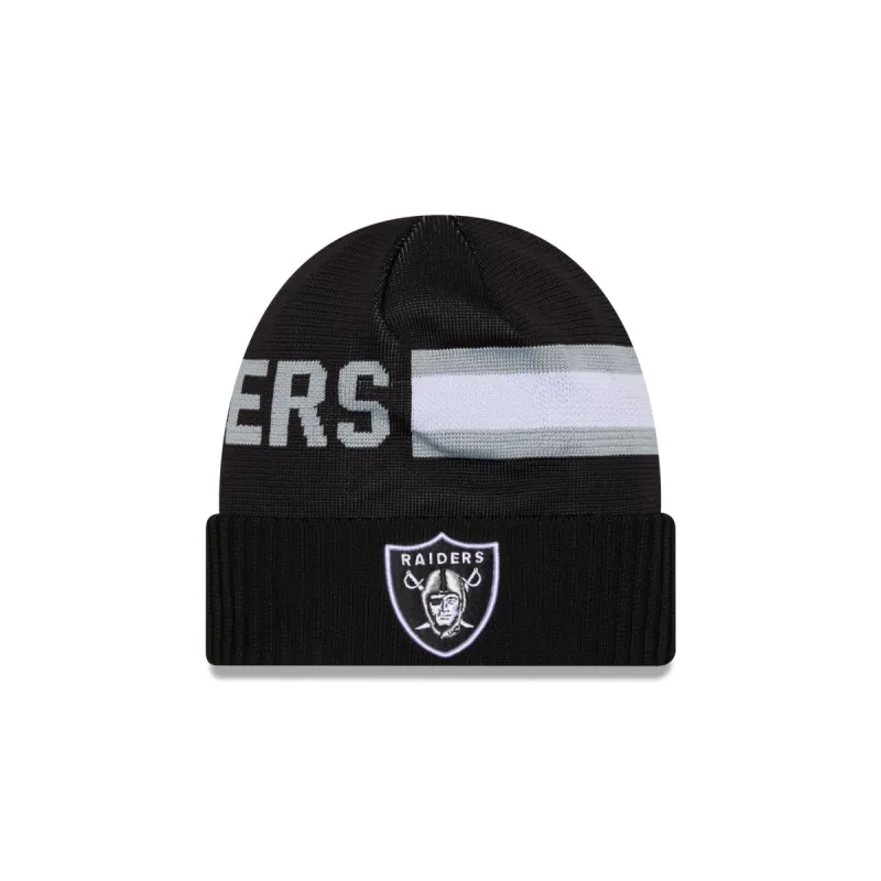 Las Vegas Raiders 2024 Cold Weather Tech Knit Beanie sold by New Era