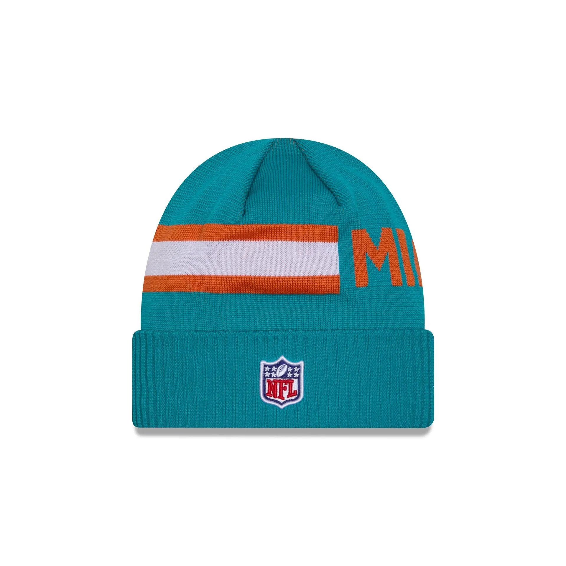 Miami Dolphins 2024 Cold Weather Tech Knit Beanie sold by New Era product image thumbnail 2