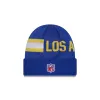 Los Angeles Rams 2024 Cold Weather Tech Knit Beanie sold by New Era