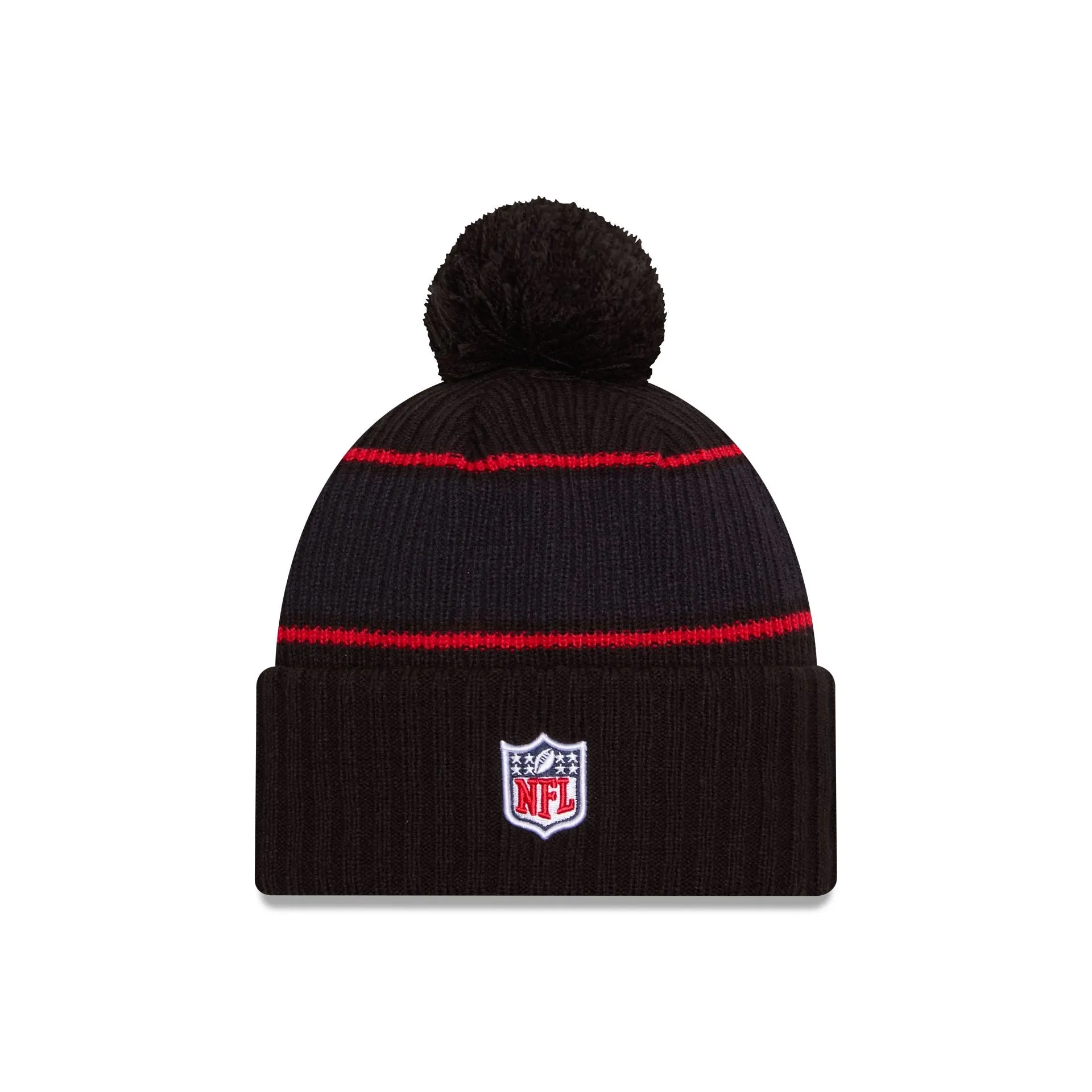 Houston Texans 2024 Cold Weather Black Pom Knit Hat sold by New Era product image thumbnail 2