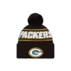 Green Bay Packers 2024 Cold Weather Black Pom Knit Hat sold by New Era