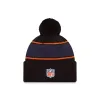 Denver Broncos 2024 Cold Weather Black Pom Knit Hat sold by New Era