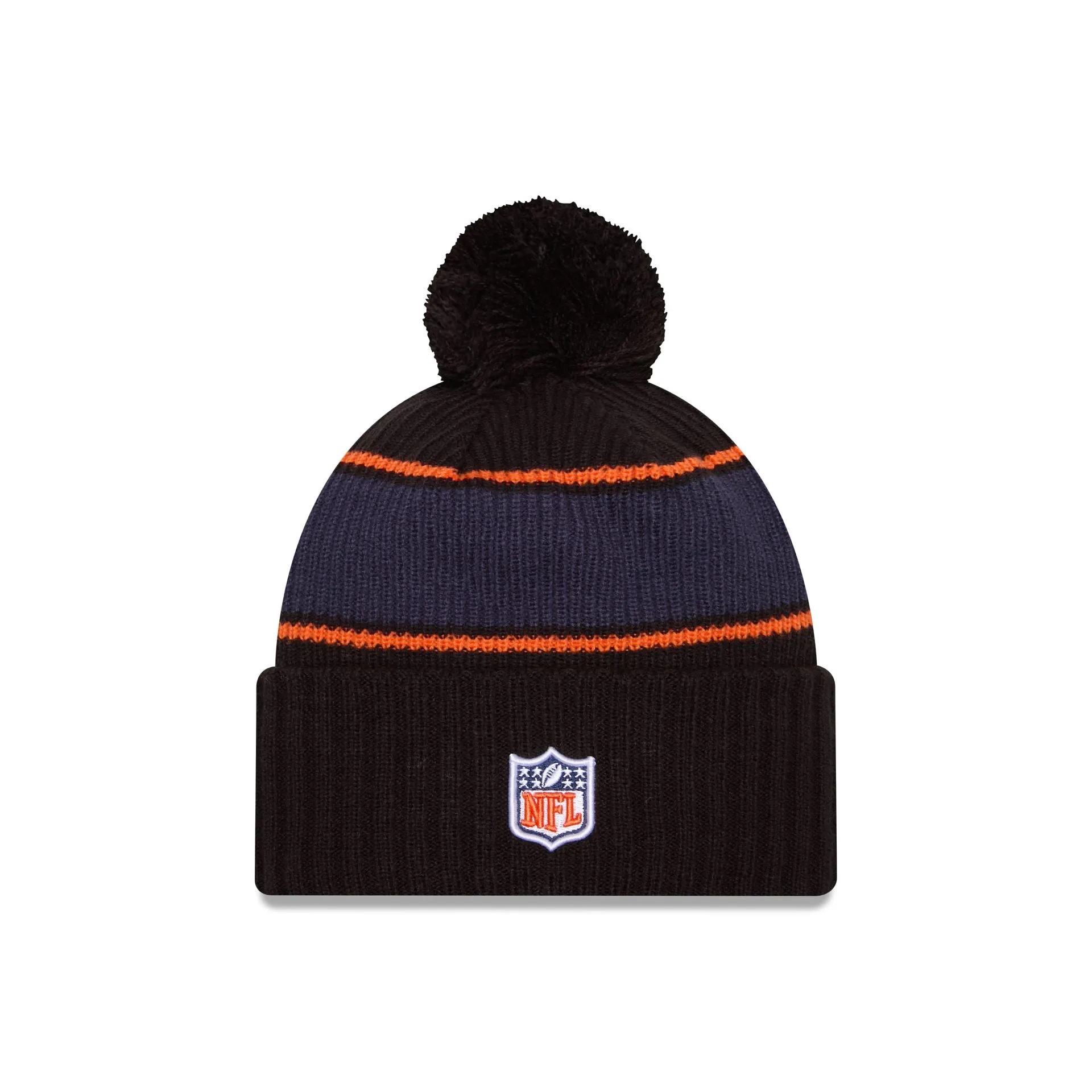 Denver Broncos 2024 Cold Weather Black Pom Knit Hat sold by New Era product image thumbnail 2