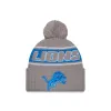 Detroit Lions 2024 Cold Weather Gray Pom Knit Hat sold by New Era