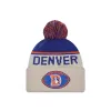 Denver Broncos 2024 Cold Weather Historic Pom Knit Hat sold by New Era
