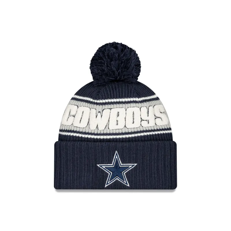 Dallas Cowboys 2024 Cold Weather Sport Pom Knit Hat sold by New Era