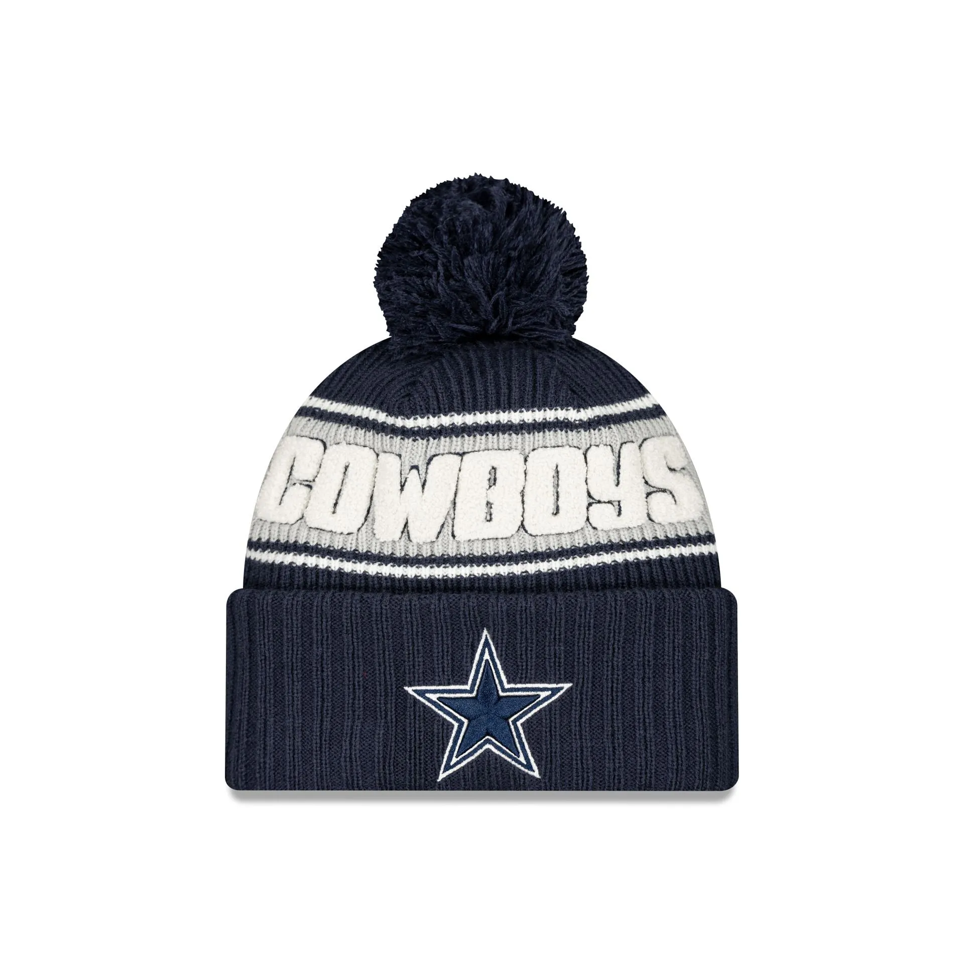 Dallas Cowboys 2024 Cold Weather Sport Pom Knit Hat sold by New Era