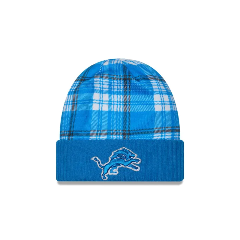 Detroit Lions 2024 Cold Weather Statement Knit Beanie sold by New Era