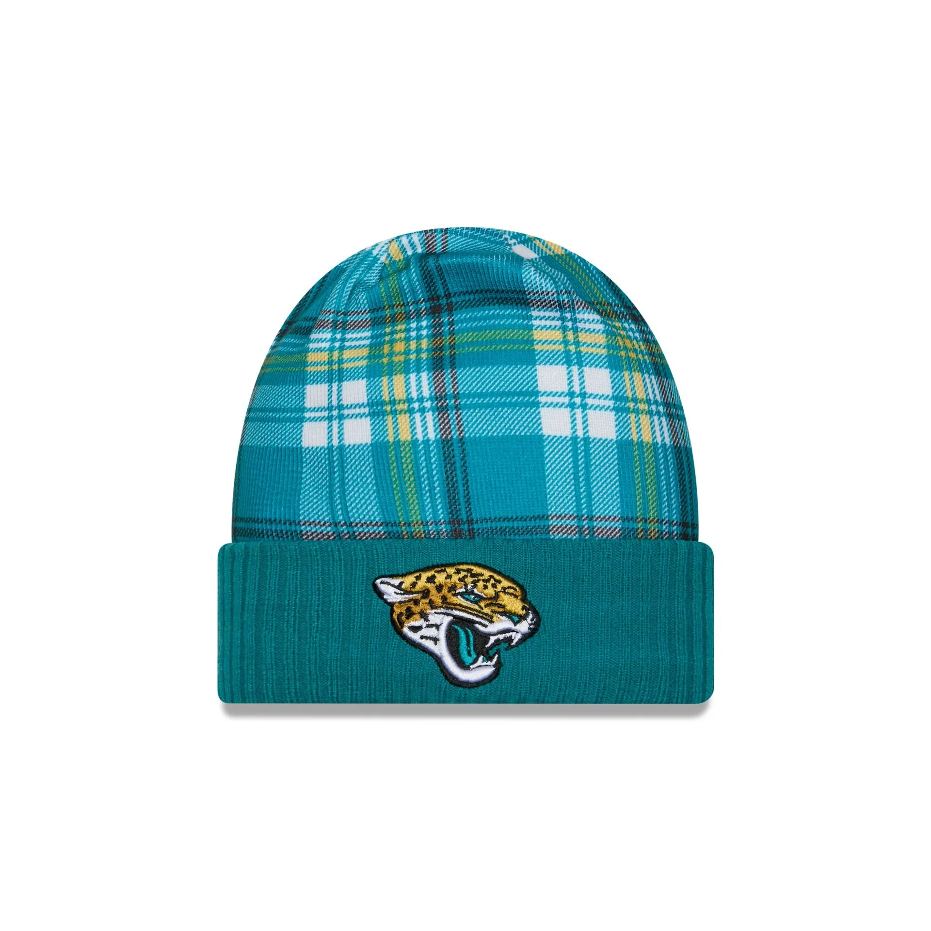 Jacksonville Jaguars 2024 Cold Weather Statement Knit Beanie sold by New Era