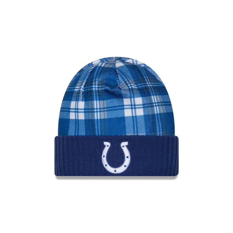 Indianapolis Colts 2024 Cold Weather Statement Knit Beanie sold by New Era