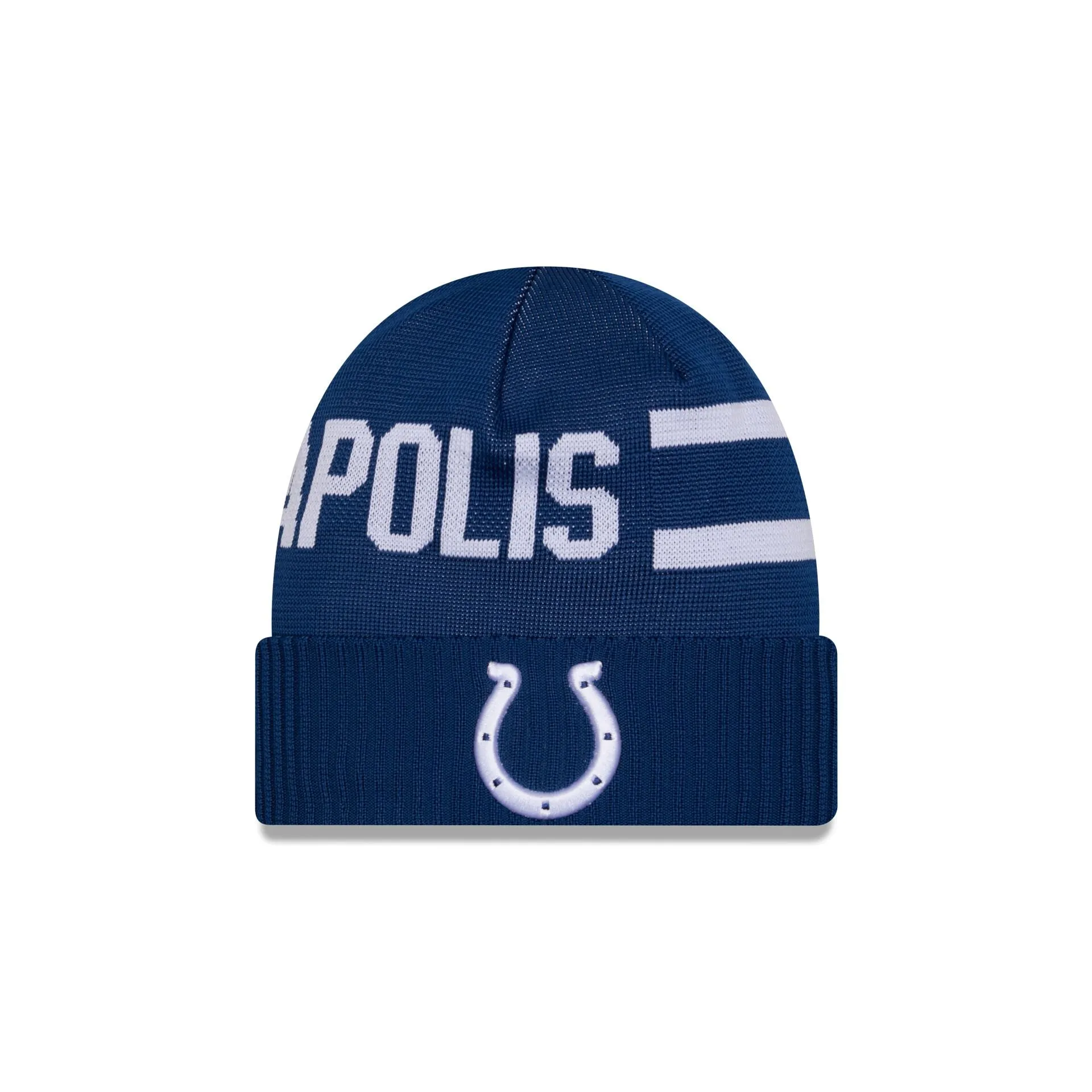 Indianapolis Colts 2024 Cold Weather Tech Knit Beanie sold by New Era