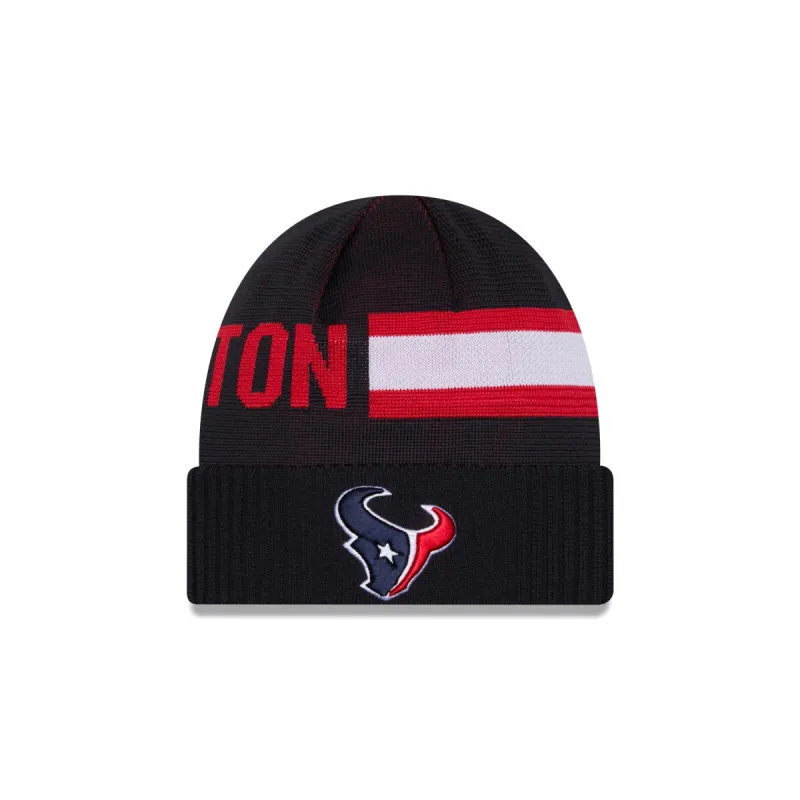 Houston Texans 2024 Cold Weather Tech Knit Beanie sold by New Era