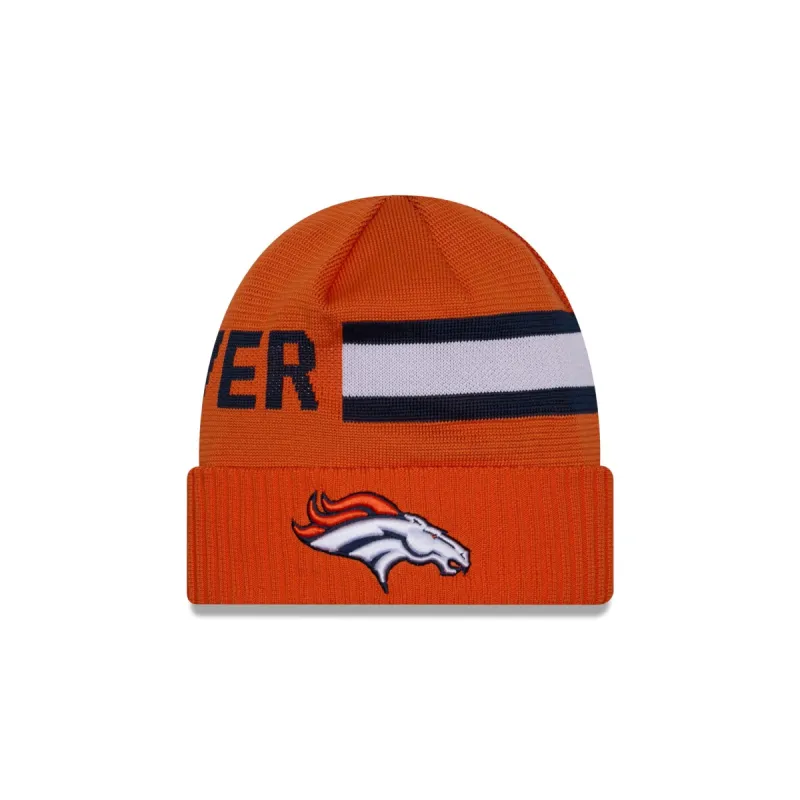 Denver Broncos 2024 Cold Weather Tech Knit Beanie sold by New Era