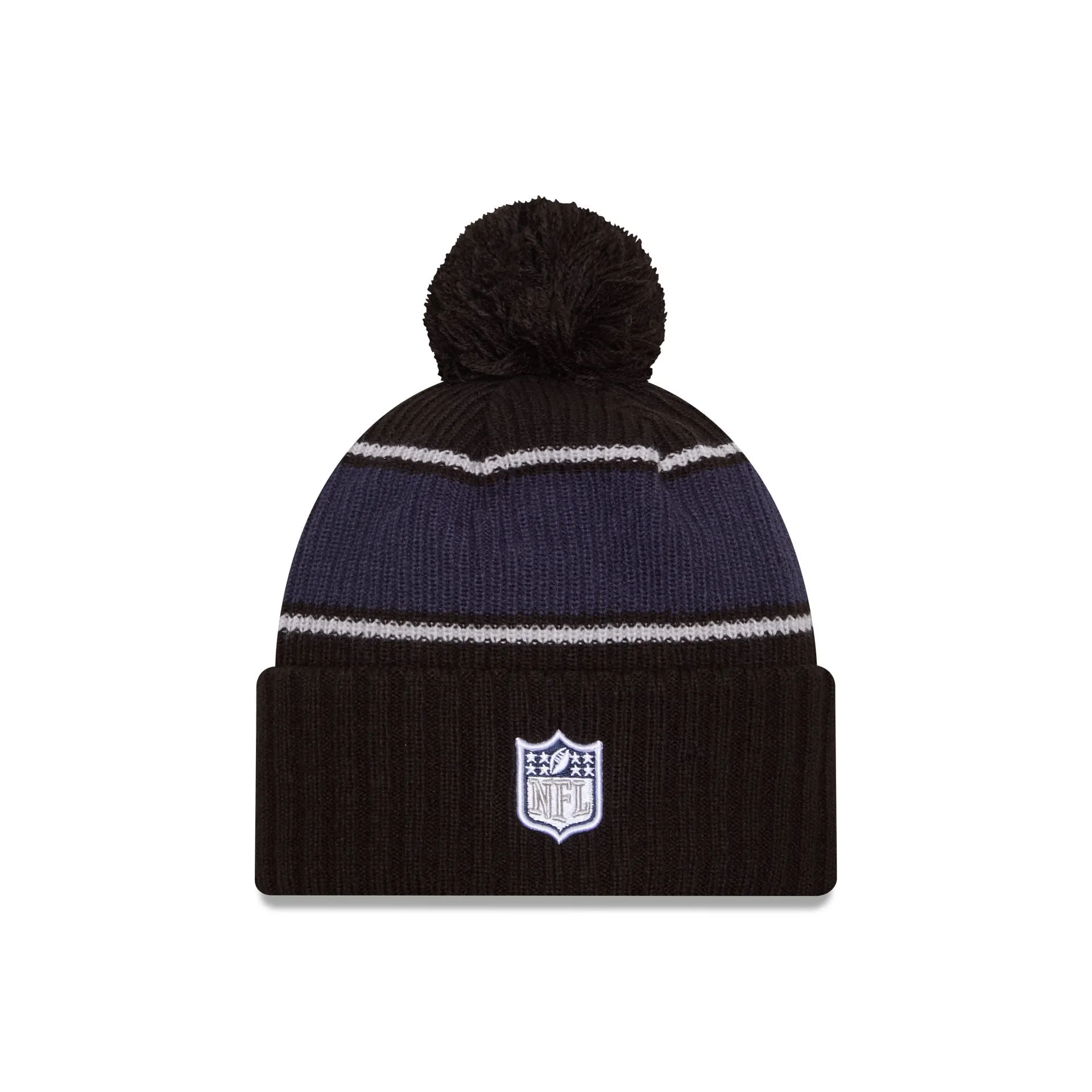 Dallas Cowboys 2024 Cold Weather Black Pom Knit Hat sold by New Era product image thumbnail 2