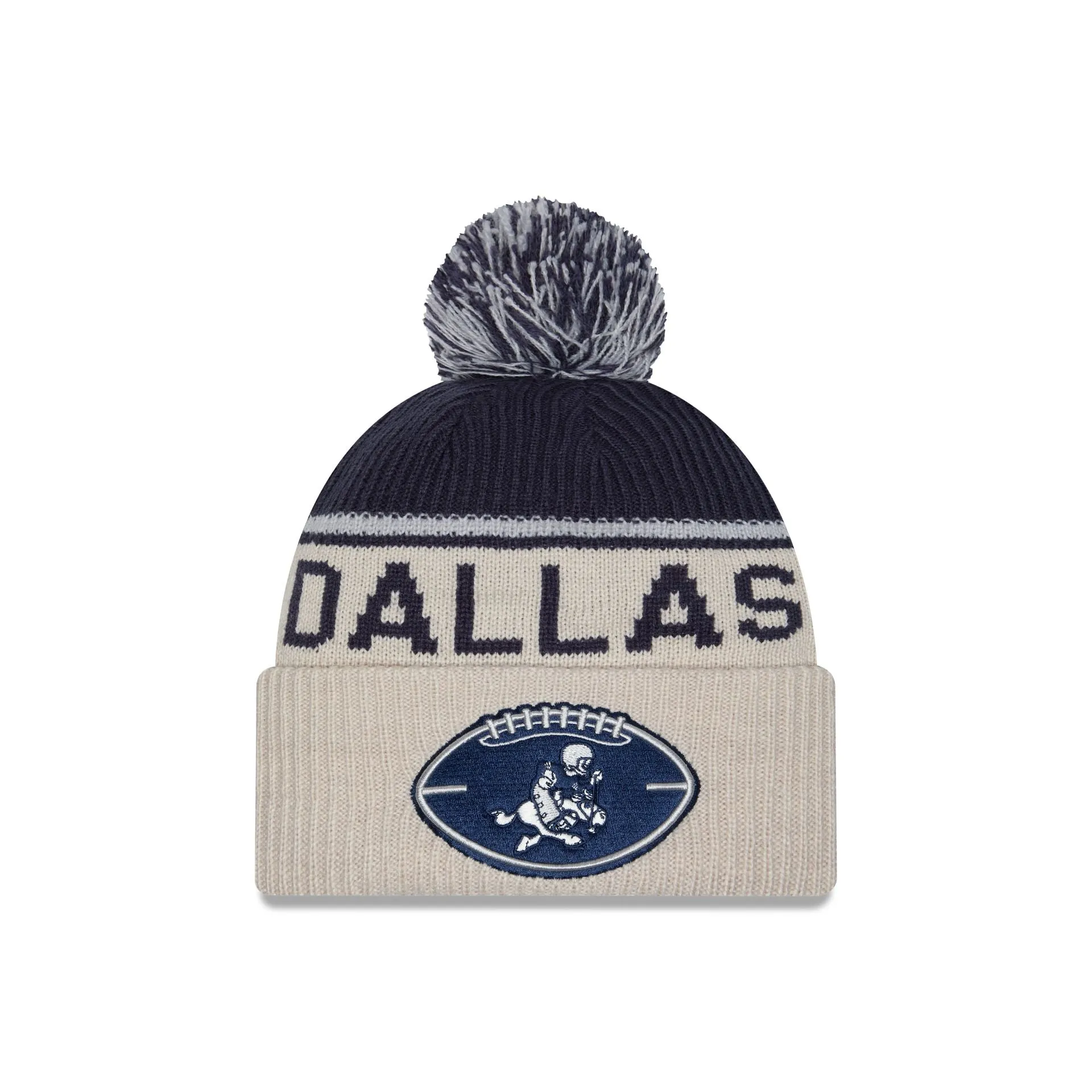 Dallas Cowboys 2024 Cold Weather Historic Pom Knit Hat sold by New Era