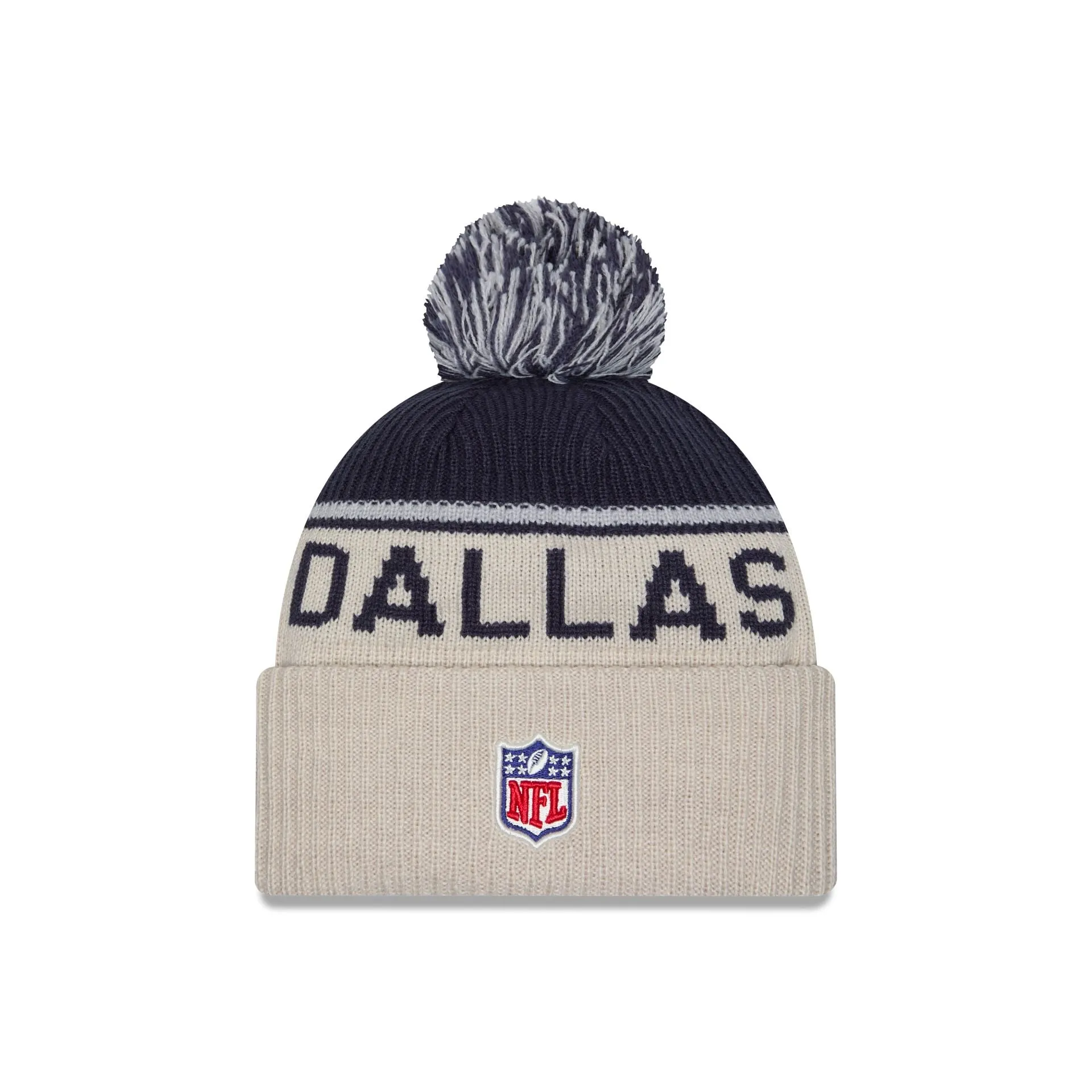 Dallas Cowboys 2024 Cold Weather Historic Pom Knit Hat sold by New Era product image thumbnail 2