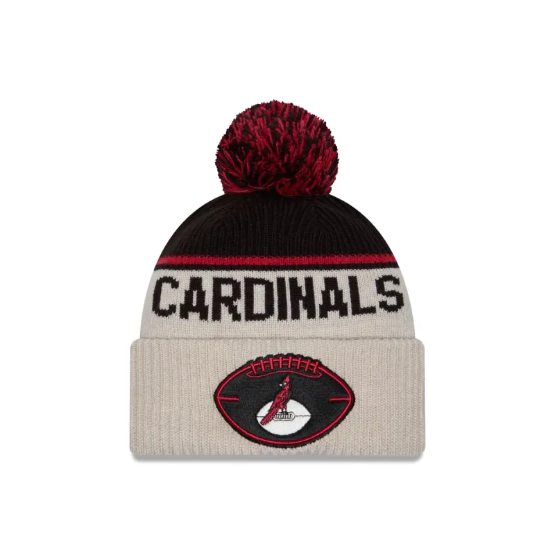 Arizona Cardinals 2024 Cold Weather Historic Pom Knit Hat sold by New Era