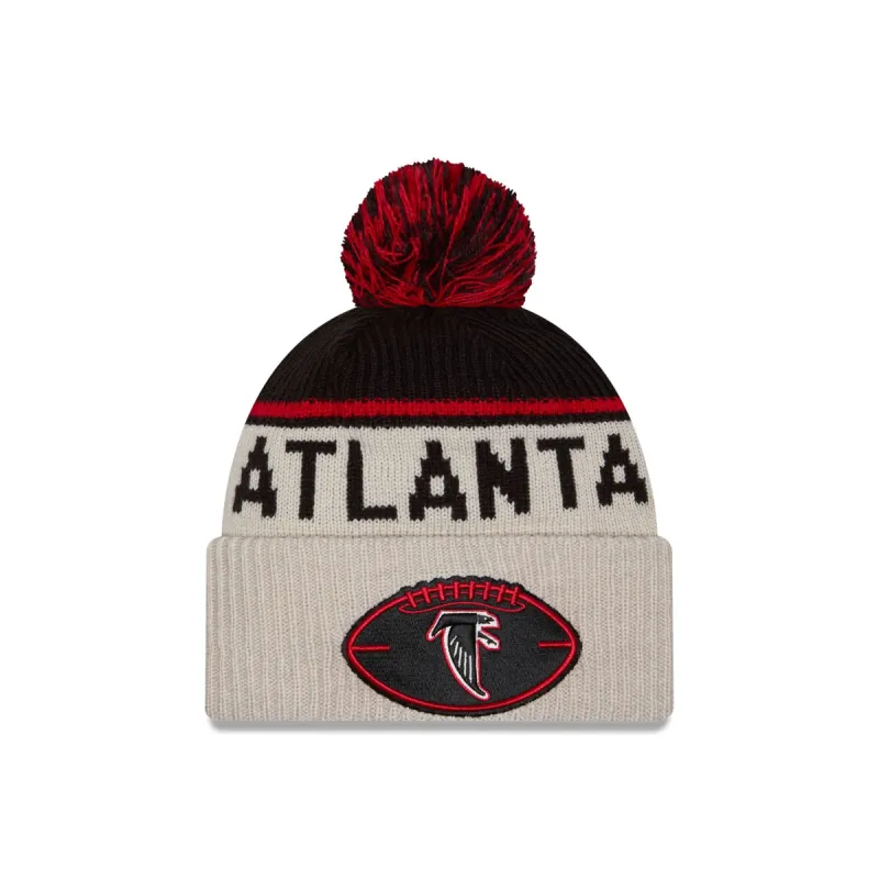 Atlanta Falcons 2024 Cold Weather Historic Pom Knit Hat sold by New Era