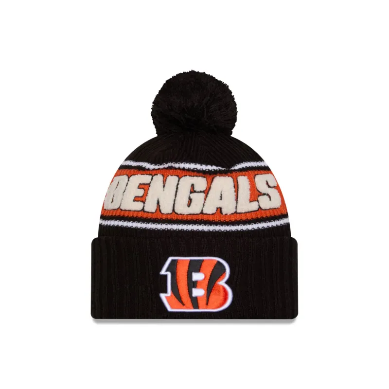 Cincinnati Bengals 2024 Cold Weather Sport Pom Knit Hat sold by New Era