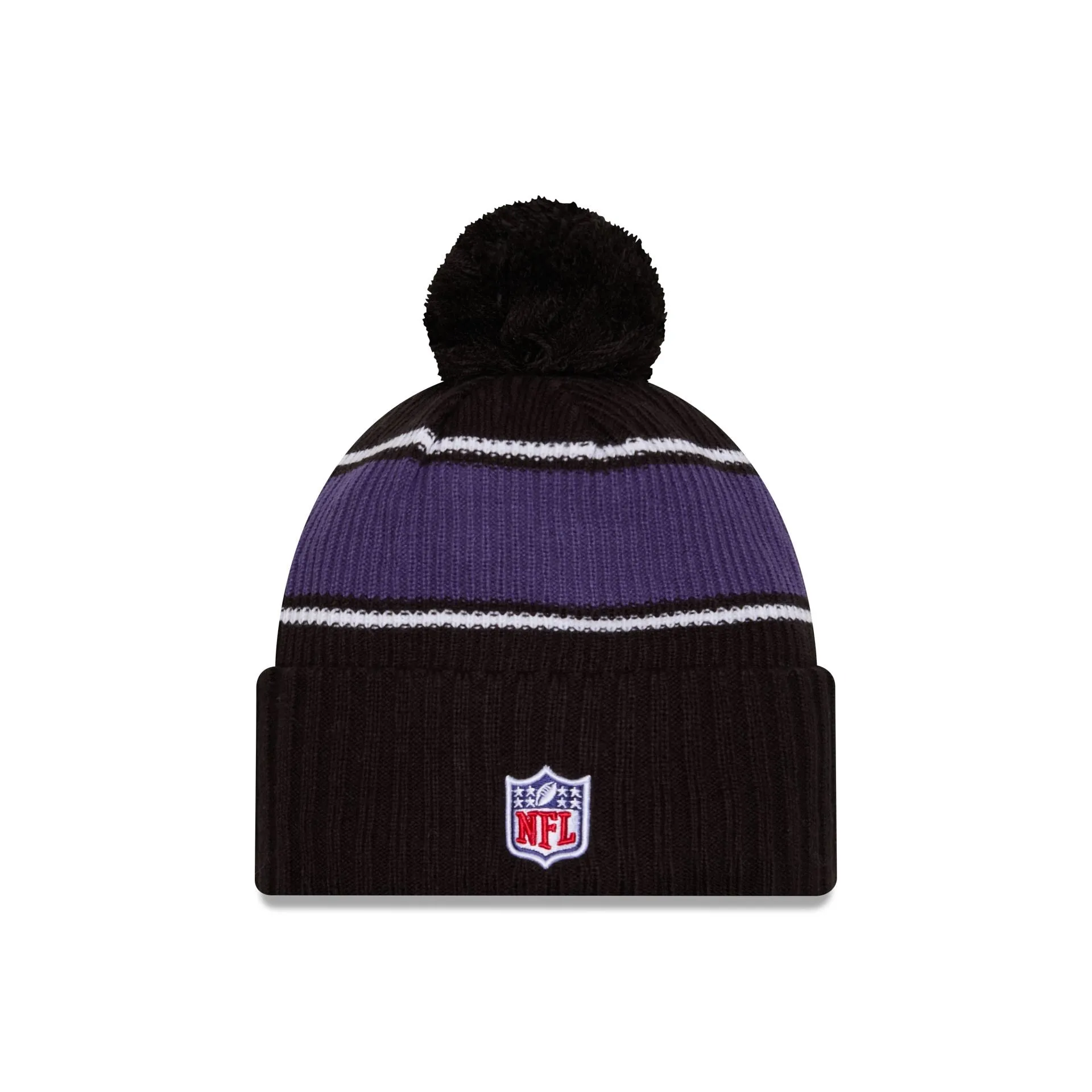 Baltimore Ravens 2024 Cold Weather Sport Pom Knit Hat sold by New Era product image thumbnail 2