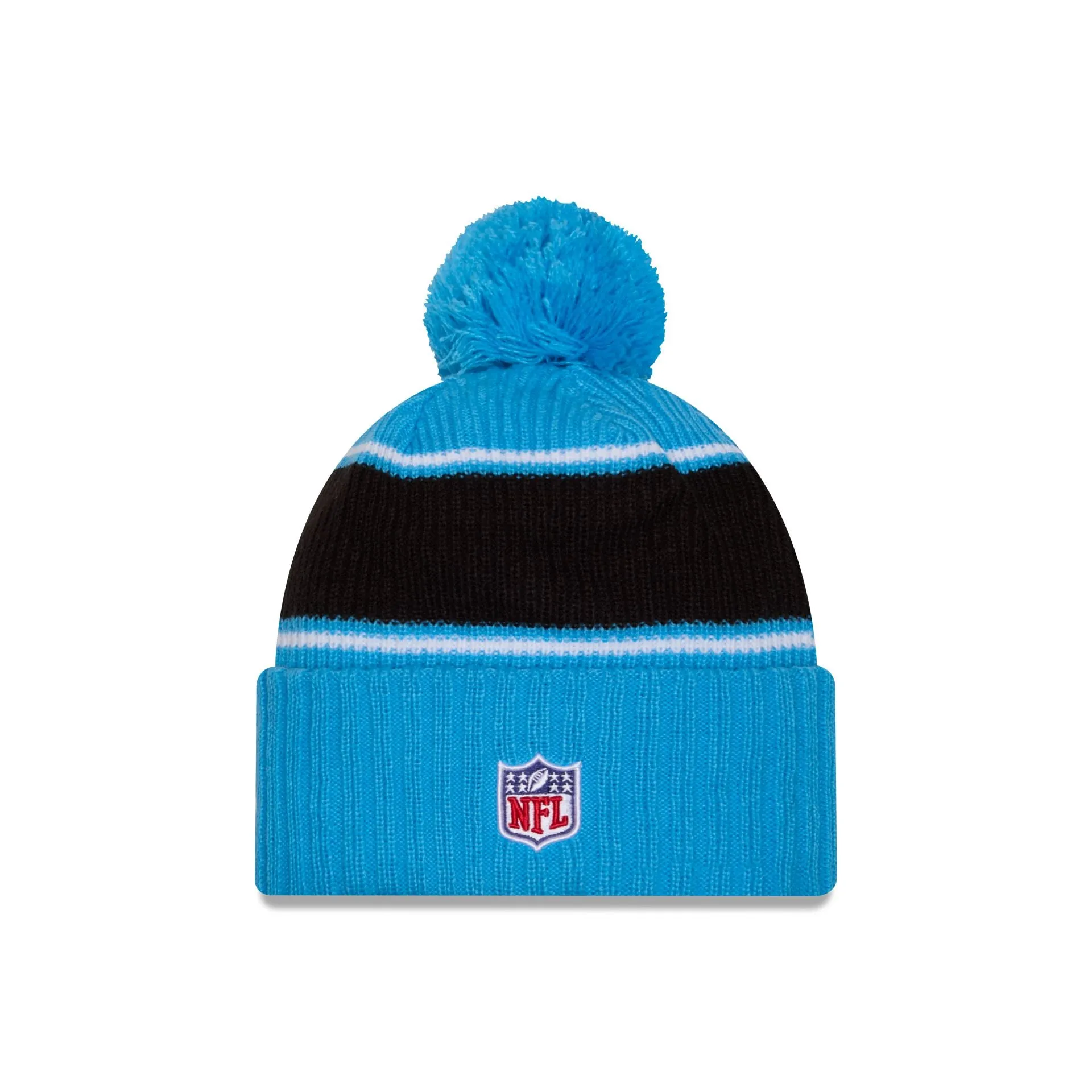 Carolina Panthers 2024 Cold Weather Sport Pom Knit Hat sold by New Era product image thumbnail 2