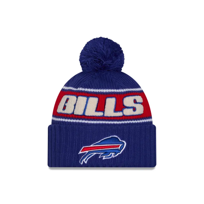Buffalo Bills 2024 Cold Weather Sport Pom Knit Hat sold by New Era