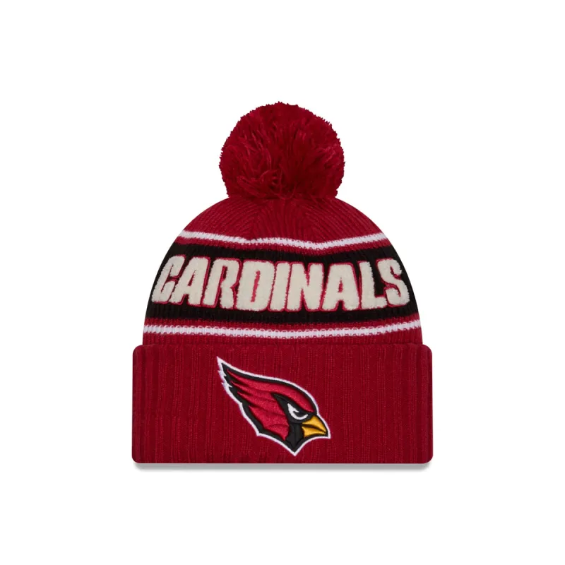 Arizona Cardinals 2024 Cold Weather Sport Pom Knit Hat sold by New Era